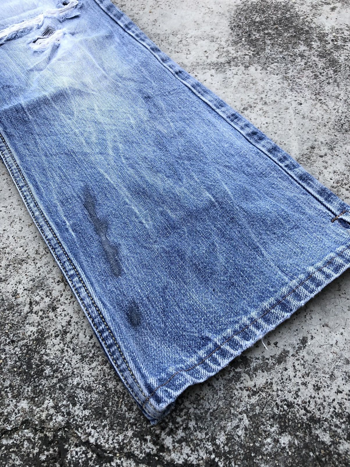 Diesel FLARED⚡️⚡️DIESEL ZATINY DISTRESSED JEANS Size 32" / US 10 / IT 46 - 3 Thumbnail