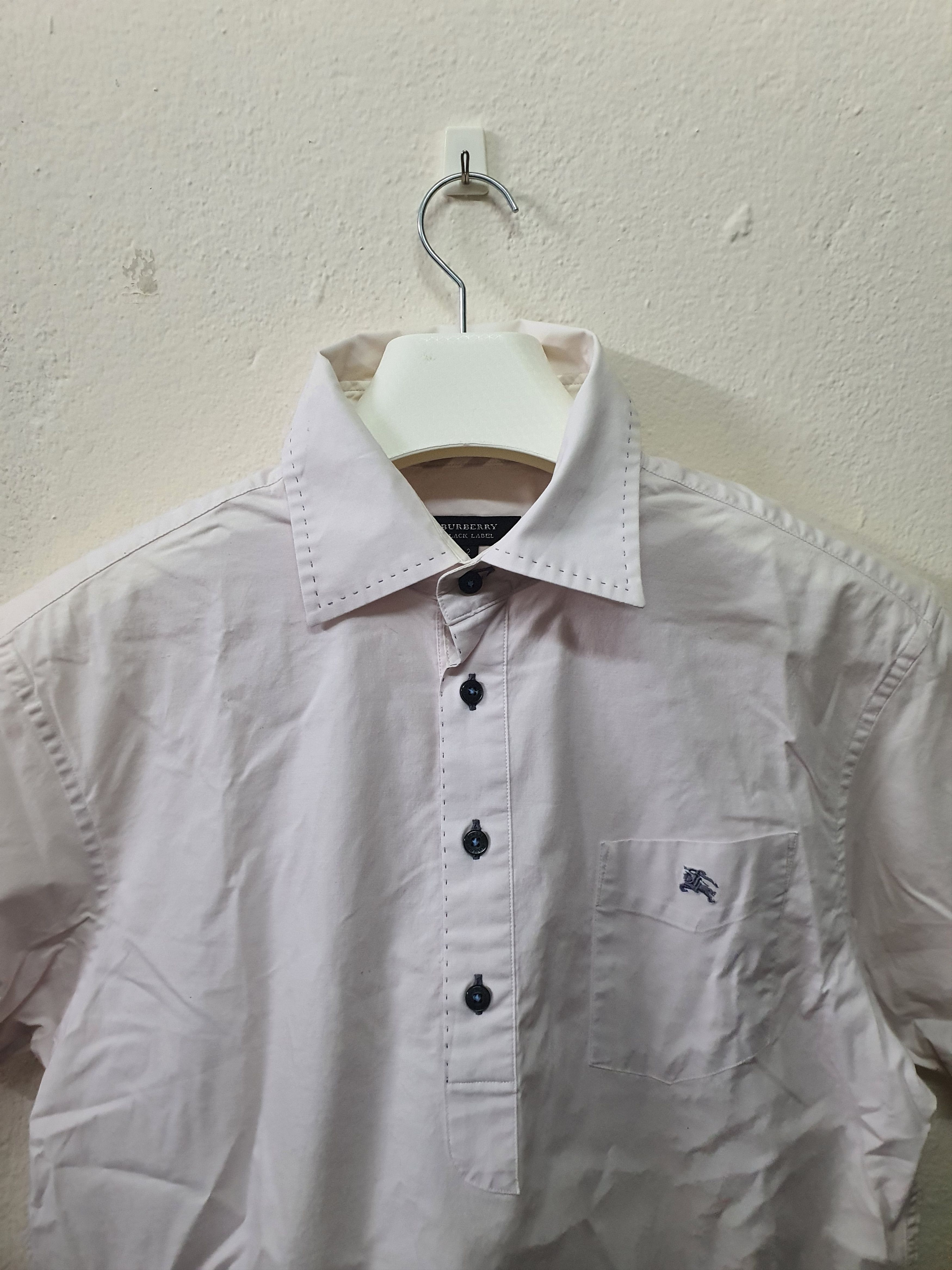 Burberry Burberry Black Label short-sleeved popover shirt Size US M / EU 48-50 / 2 - 4 Thumbnail