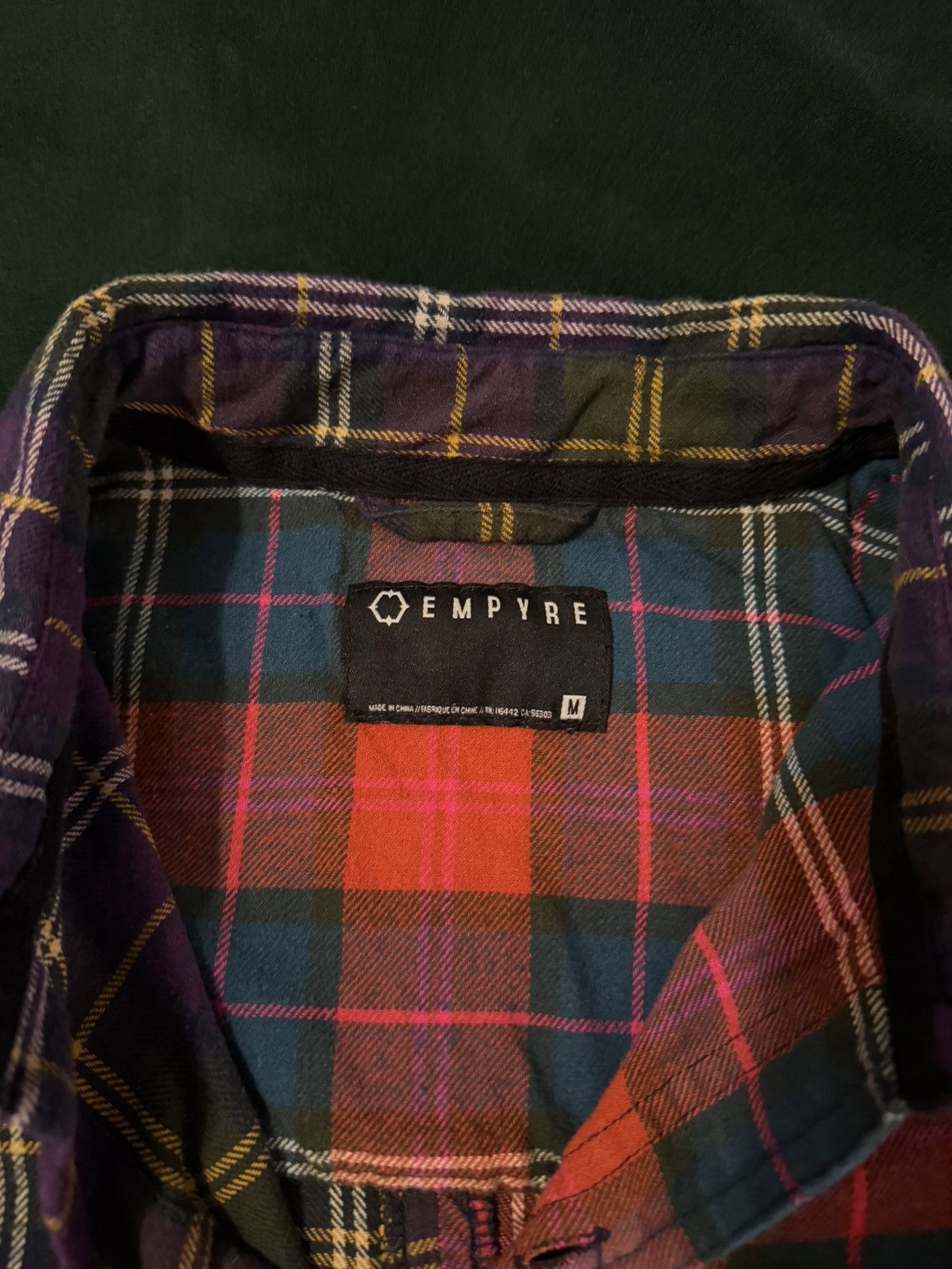 Other Empyre Plaid Flannel Red and Purple patchwork Size US M / EU 48-50 / 2 - 3 Thumbnail