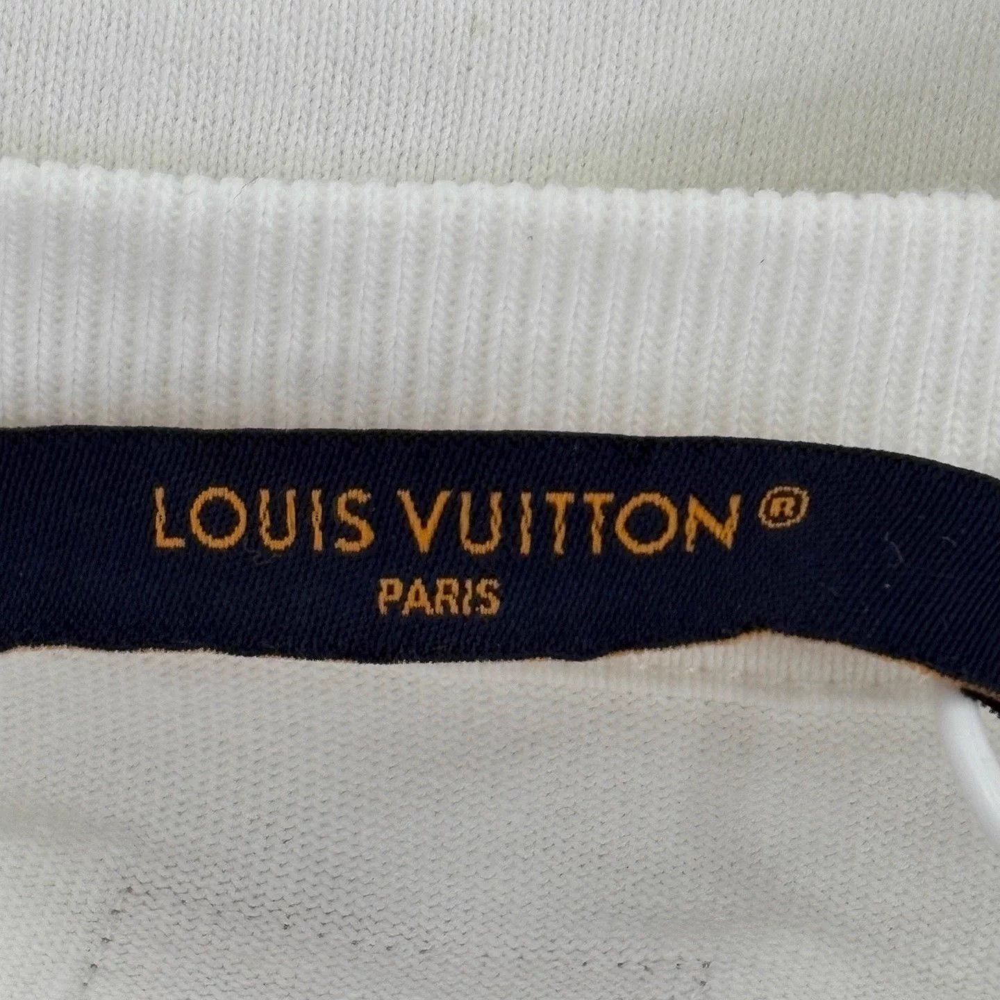 Louis Vuitton White Sequin 'Lovers' Graphic Short Sleeve Tee Size US XXL / EU 58 / 5 - 3 Thumbnail