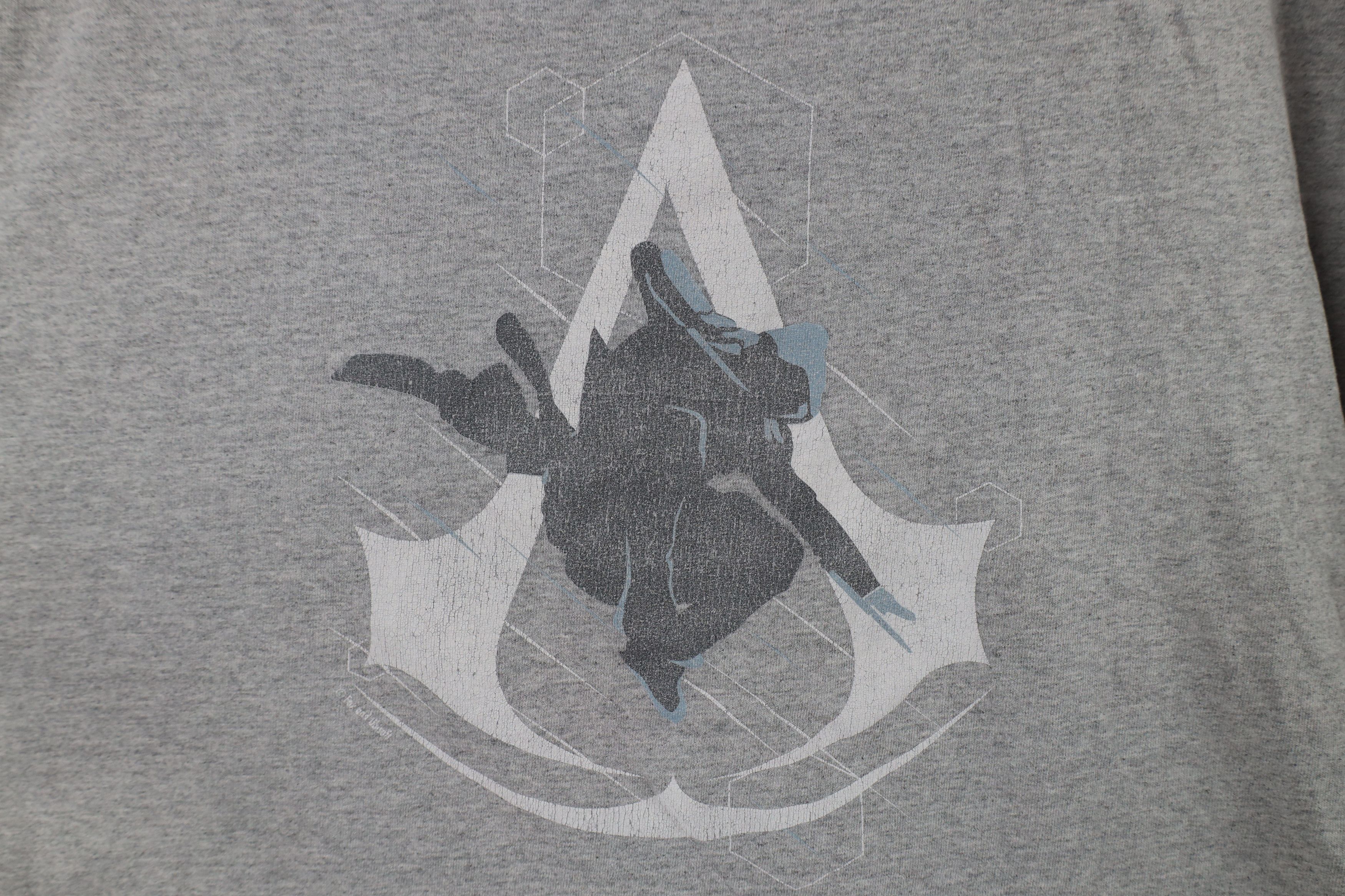 Vintage Vintage Y2K Assassins Creed Video Game Gamer T-Shirt Gray Size US L / EU 52-54 / 3 - 4 Thumbnail