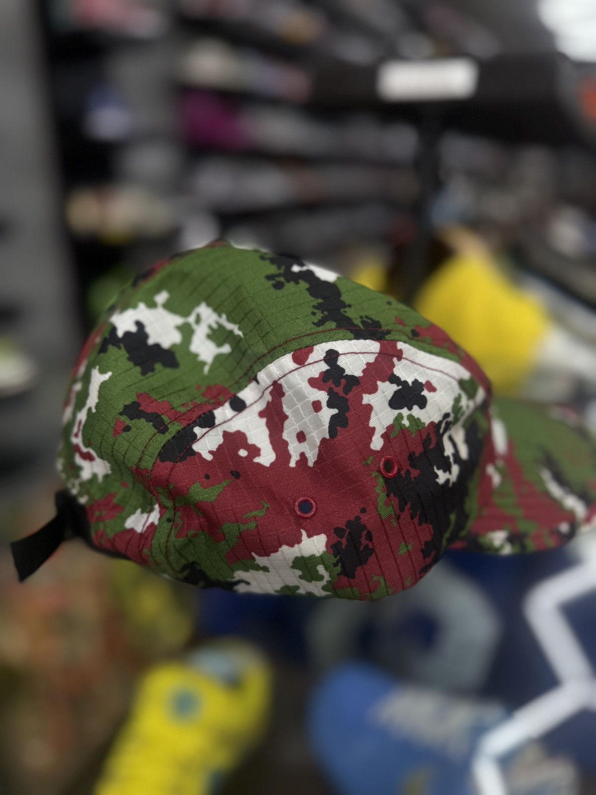 Supreme Supreme Green Camo FW21 Ripstop Hat 🧼 Size ONE SIZE - 8 Thumbnail