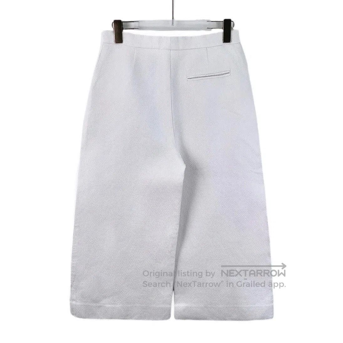 Dior dior white cotton wide-leg jeans. Size US 38 / EU 54 - 2 Thumbnail