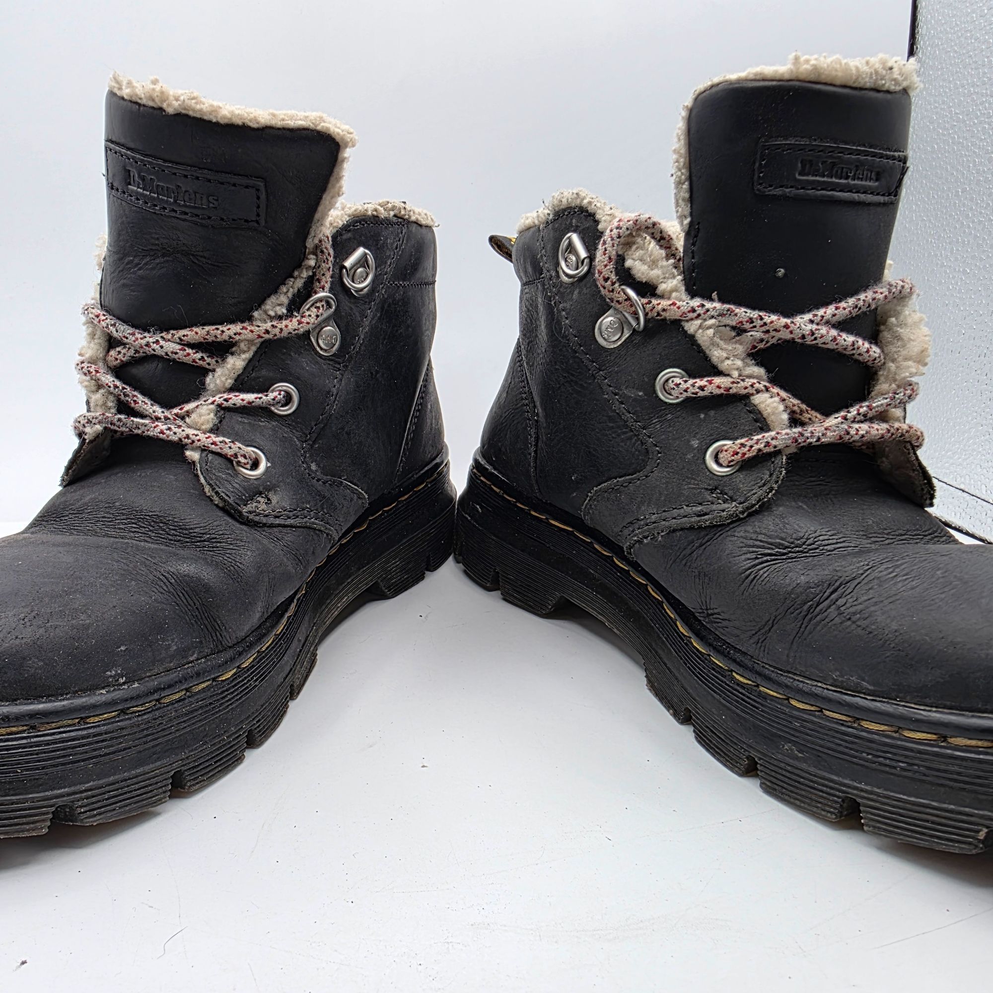 Dr. Martens Dr. Martens Bonny Womens 9 Sherpa Lined Winter Boots Black L Size US 9 / IT 39 - 3 Thumbnail