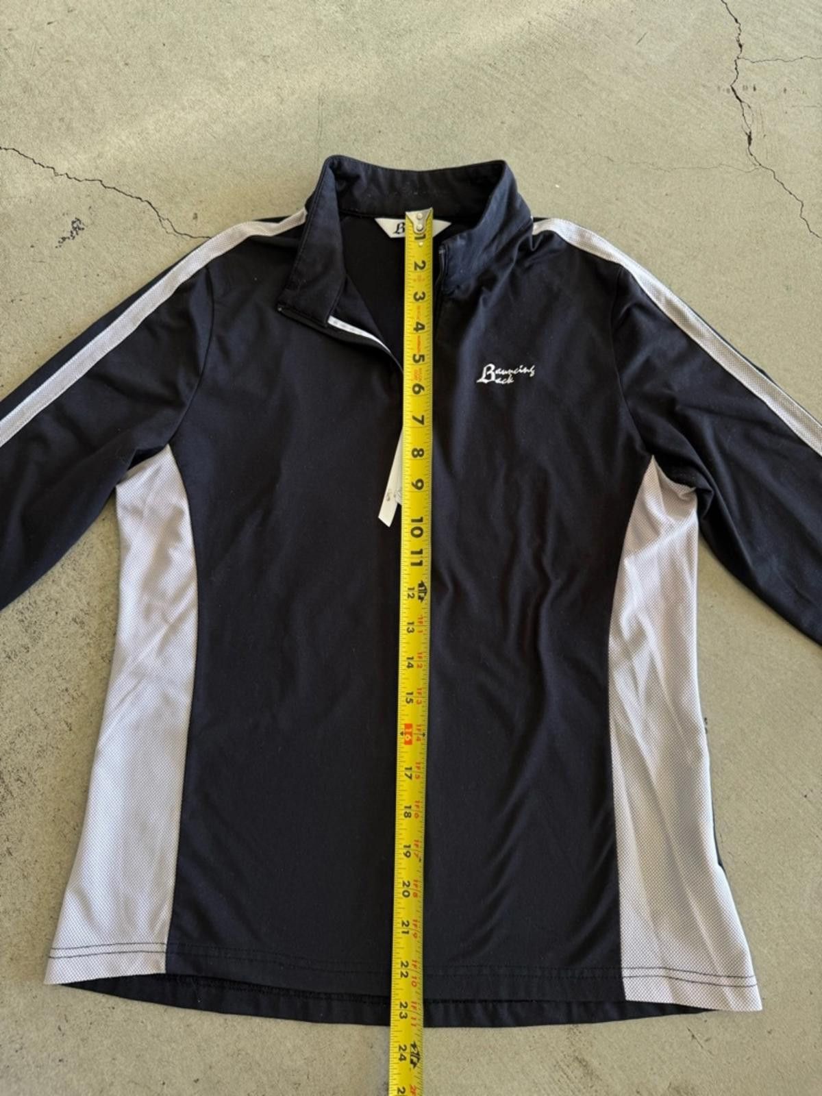 Titleist Bauncing Back / Half Zip Golf Pullover Top / Black White Size L / US 10 / IT 46 - 4 Thumbnail