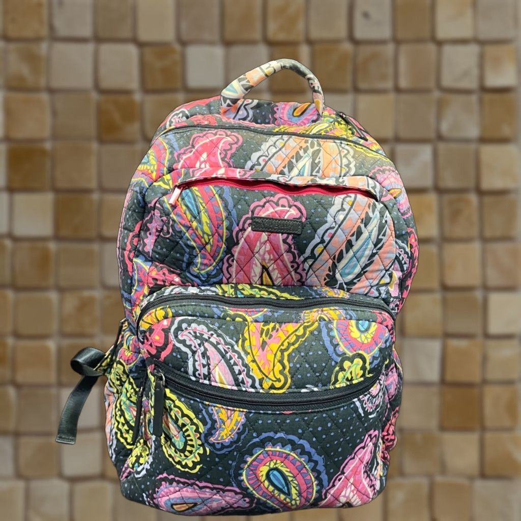 Vera Bradley Campus Backpack Paisley Lighten Up Essential  display picture 3