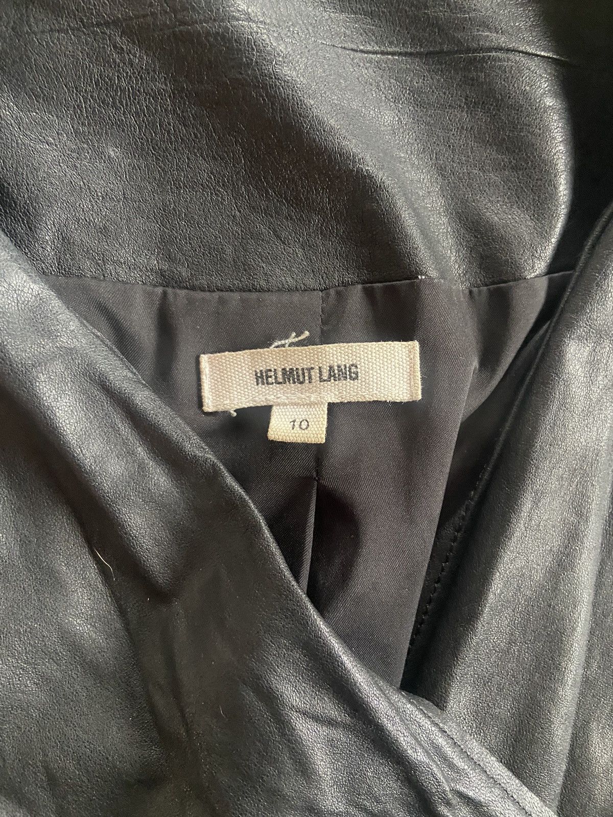 Helmut Lang Helmut Lang FW11 layered leather blazer Size US XS / EU 42 / 0 - 8 Thumbnail