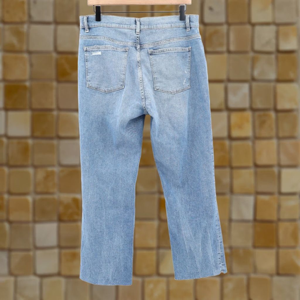 DL1961 DL1961 Women's Patti Straight High Rise Distressed Blue Jeans Sz 31 NEW Size 24" / US 00 / IT 34 - 1 Thumbnail