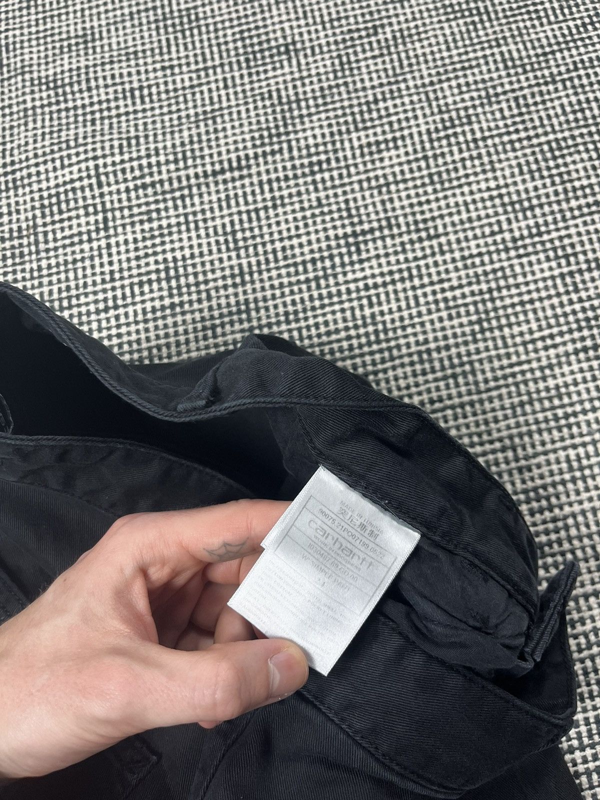 Carhartt × Carhartt Wip Carhartt loose fit baggy simple pant black pants essential Size 26" / US 2 / IT 38 - 5 Thumbnail