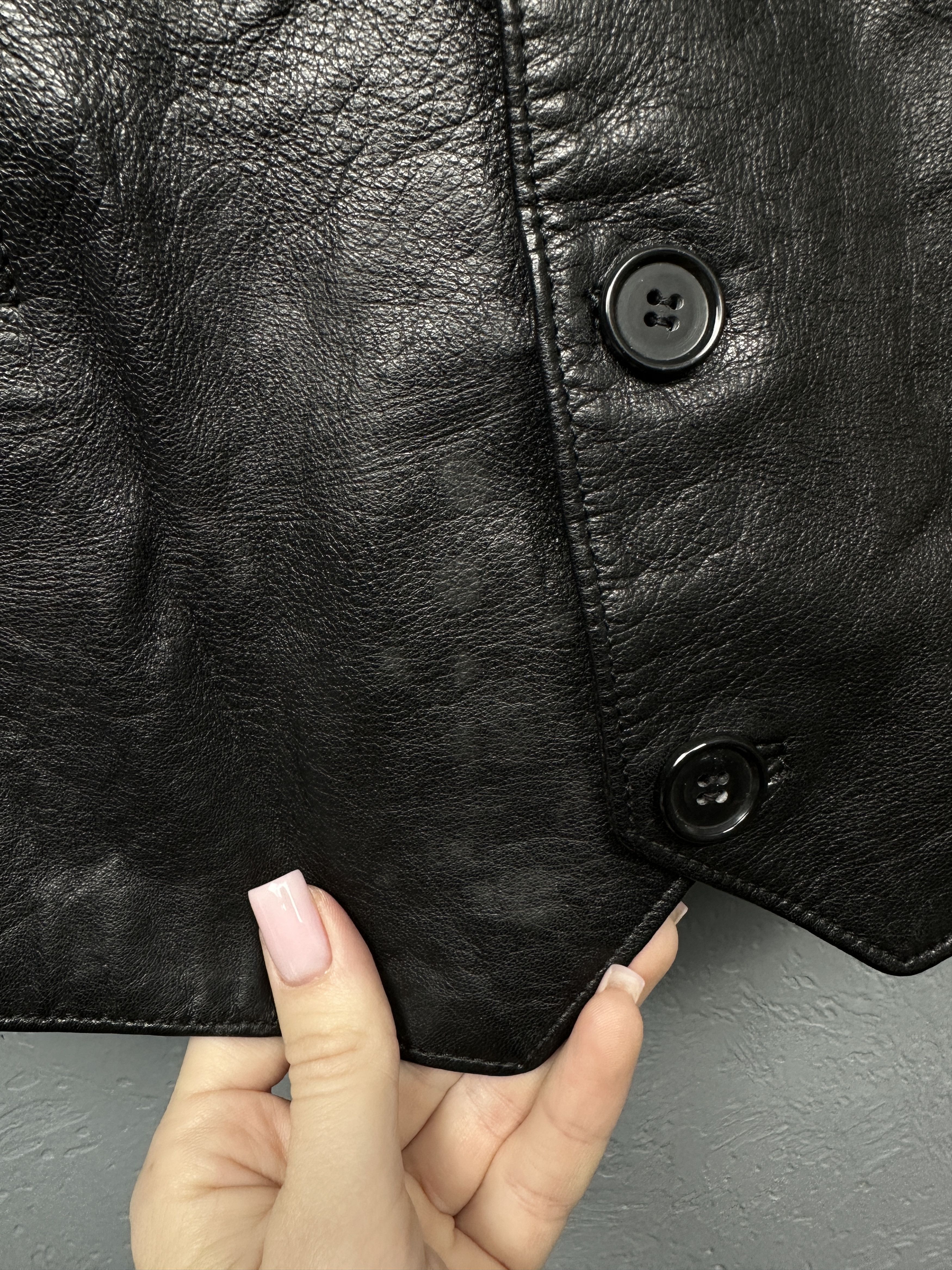 Vintage Vintage Leather Biker Vest Size US XL / EU 56 / 4 - 4 Thumbnail