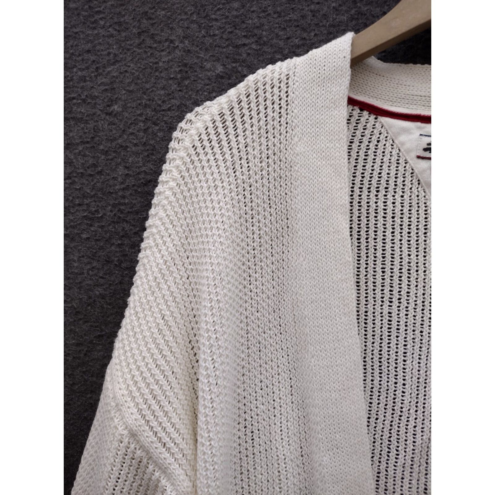 Tommy Hilfiger Tommy Hilfiger Veronica Open-Front Cardigan Ivory Size S Size S / US 4 / IT 40 - 7 Thumbnail