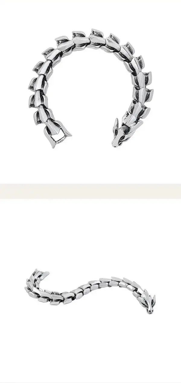 Jewelry Silver Chunky Chain Link Bracelet, Men's Accessory Size ONE SIZE - 3 Thumbnail