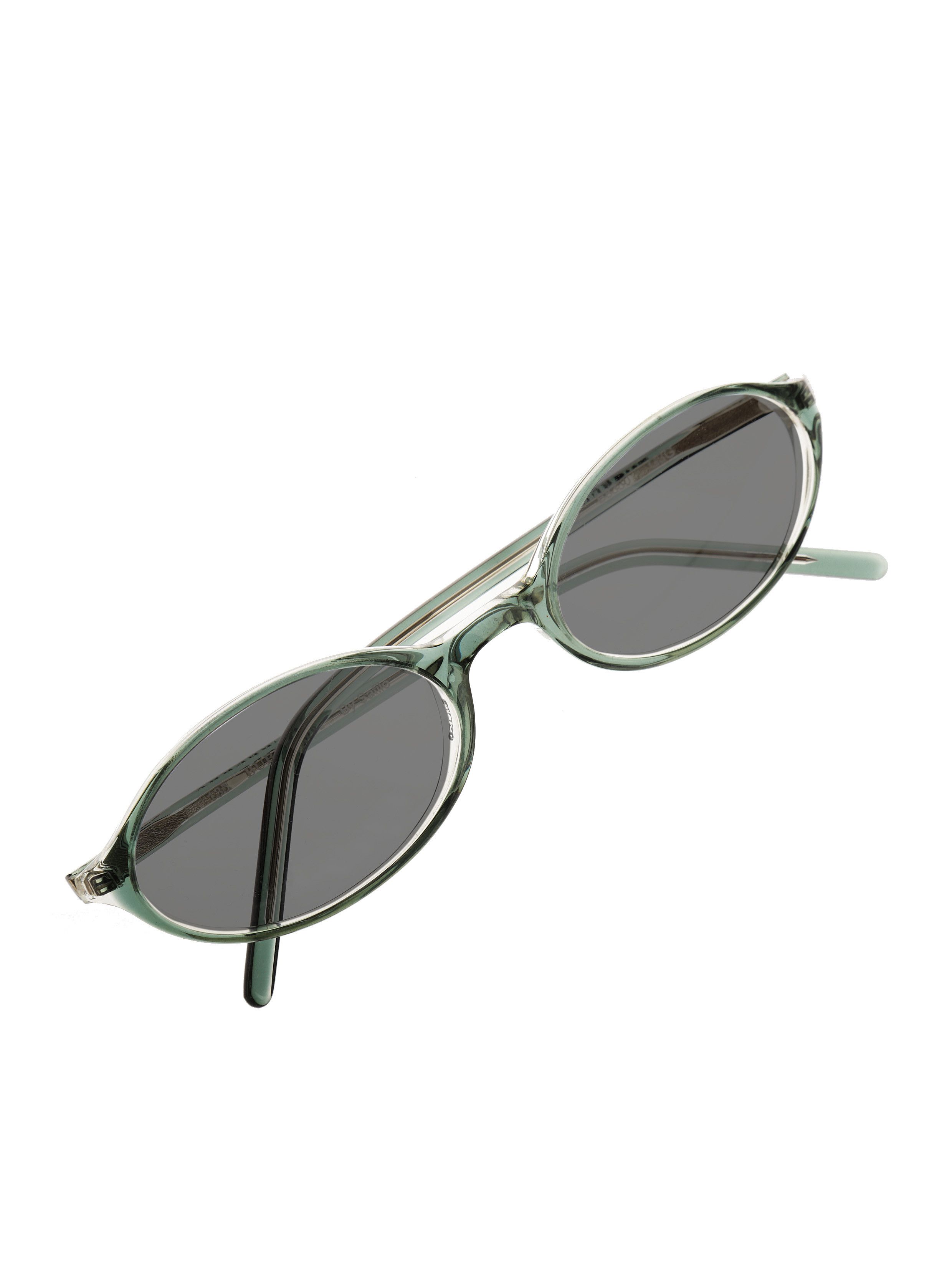 Burberry Burberry '90s Bottle Green Oval Sunglasses Black Size ONE SIZE - 2 Thumbnail