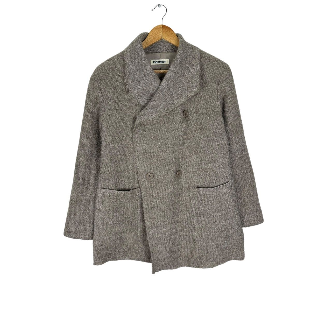 Issey Miyake × Japanese Brand ☀️90s PLANTATION ISSEY MIYAKE WOOL JACKET Size M / US 6-8 / IT 42-44 - 2 Thumbnail