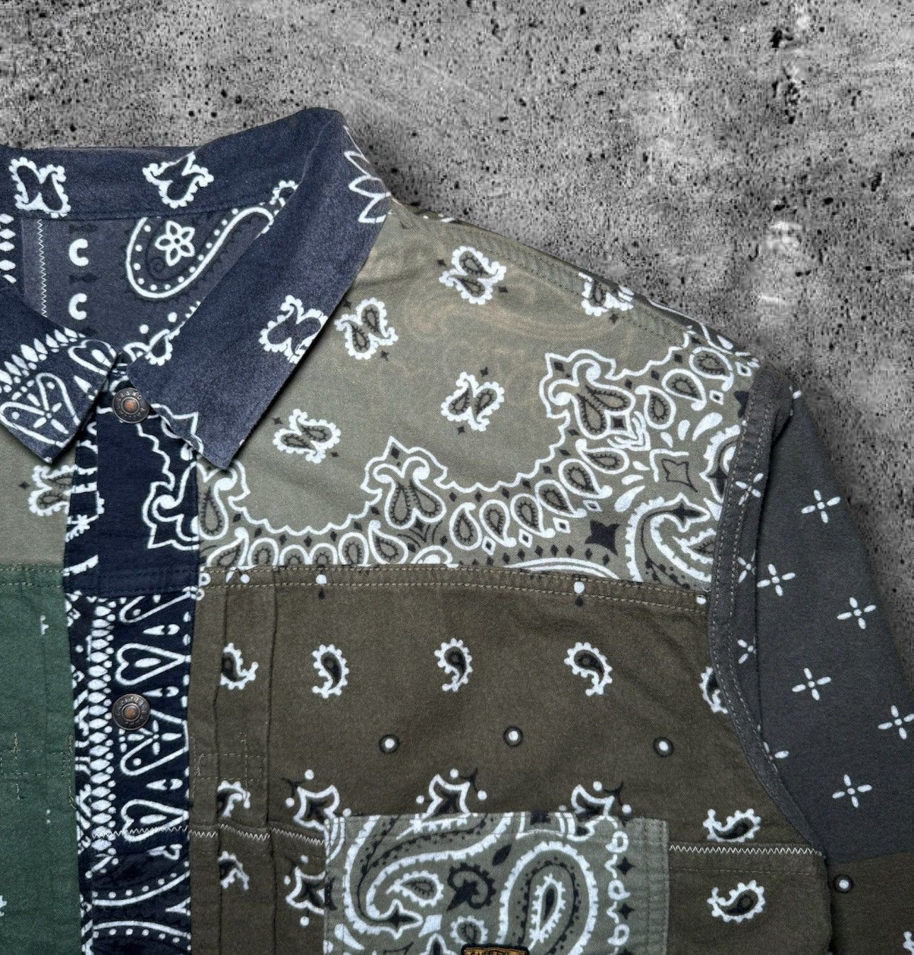 Kapital KAPITAL “REVERSIBLE BANDANA TRUCKER JACKET” Size US XL / EU 56 / 4 - 8 Thumbnail
