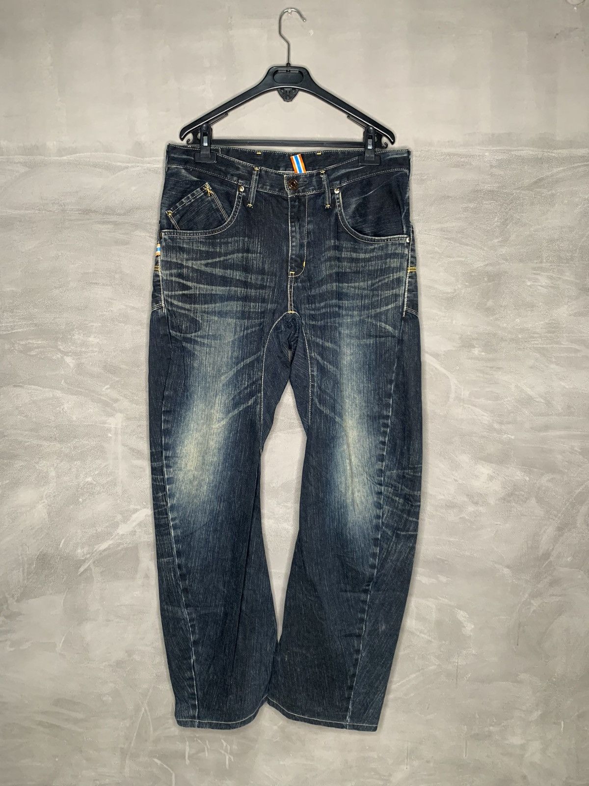 Edwin Vintage Edwin XV Function Buckleback Baggy Denim Jeans Size US 34 / EU 50 - 7 Thumbnail
