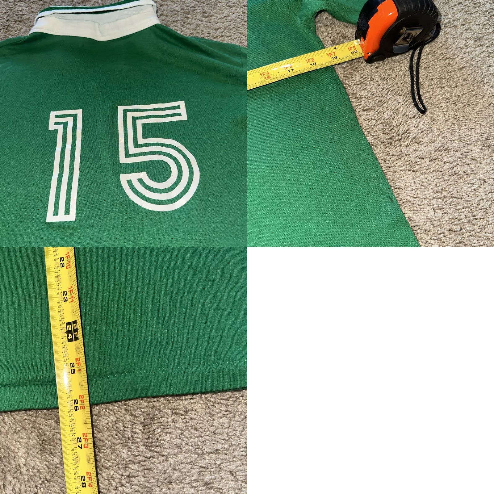 Vintage VINTAGE Unbranded Soccer Jersey Polo Shirt Mens S Green 80s Collared Short Sleeve Lightweight All Seasons Size US S / EU 44-46 / 1 - 8 Thumbnail