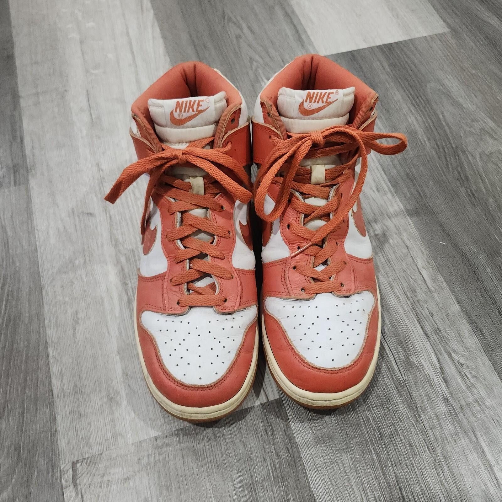 Nike Vintage 1999 Nike Dunk High Syracuse Orange White Mens 10 Size US 10 / EU 43 - 3 Thumbnail
