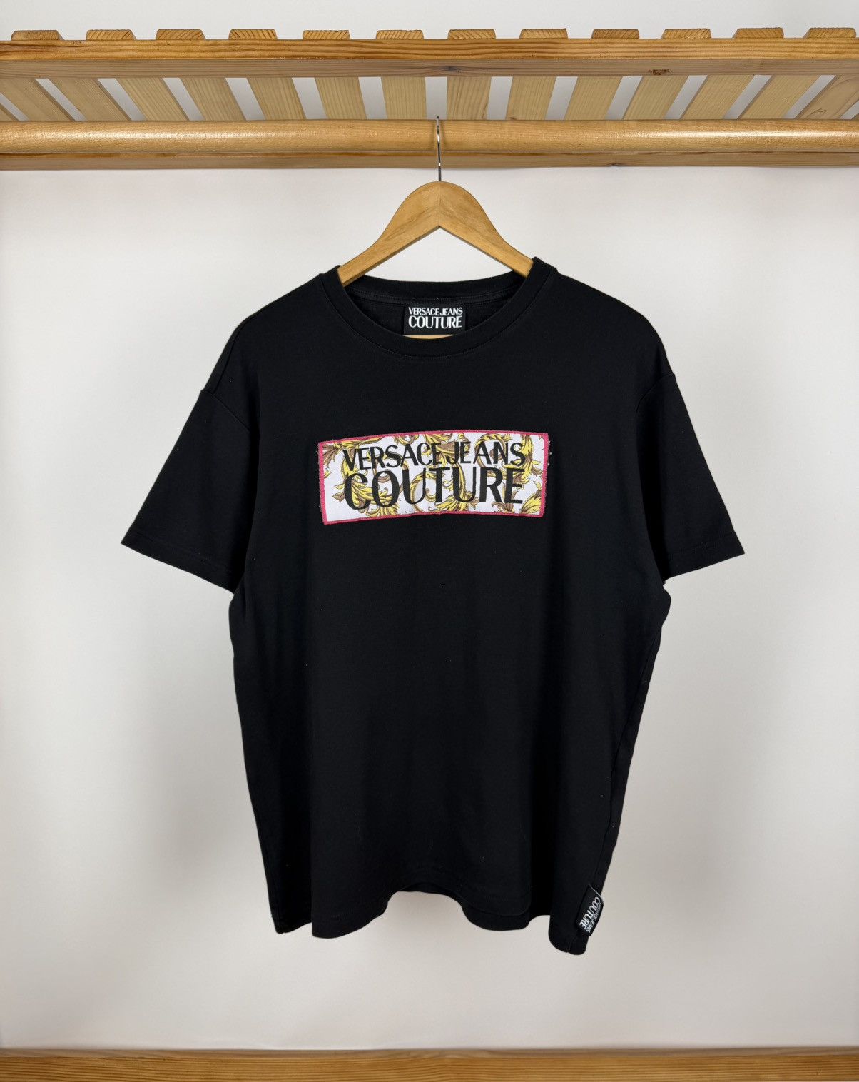 Versace Jeans Couture Versace Jeans Couture Big Logo Men's T-Shirt Size XL Size US XL / EU 56 / 4 - 1 Thumbnail