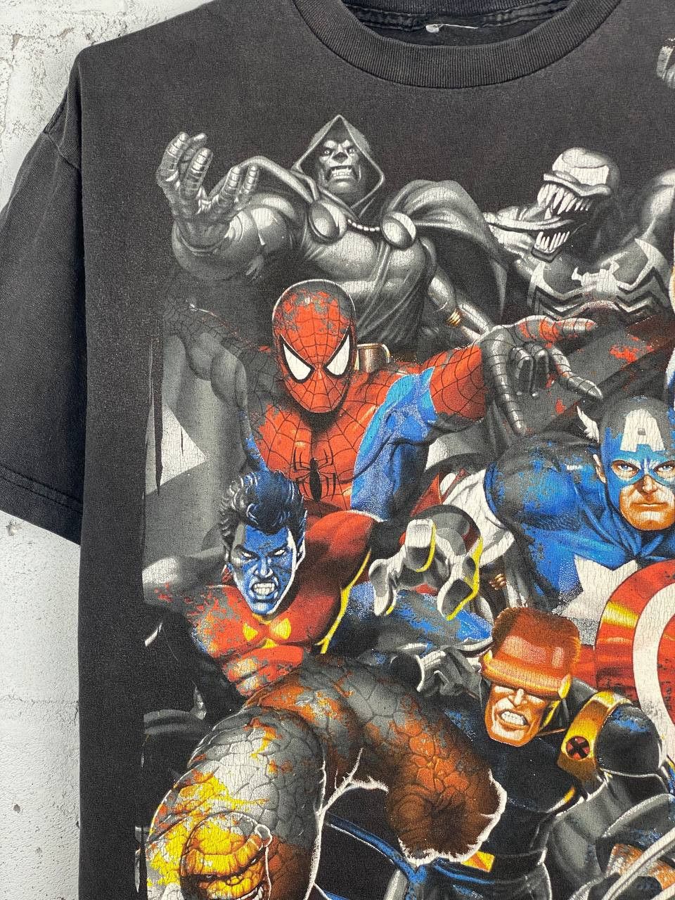 Marvel Comics Vintage Marvel Mad Engine Spider Man Faded T-shirt Size US M / EU 48-50 / 2 - 3 Thumbnail