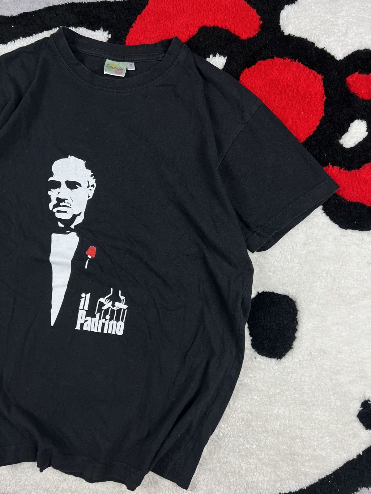 Vintage Vintage The Godfather IL Padroni Movie Mafia Y2K Tee Shirt Size US M / EU 48-50 / 2 - 3 Thumbnail