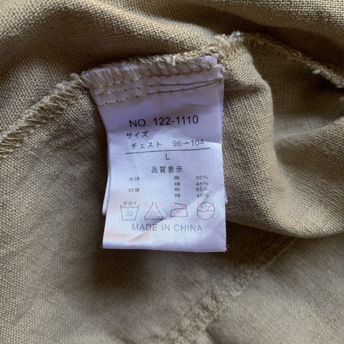 In The Attic Japanese brand in the attic waxed rolled up sleeve linen Size US M / EU 48-50 / 2 - 10 Thumbnail