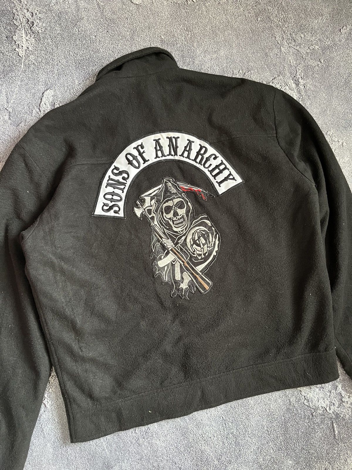 Handmade × Vintage Vintage bootleg wool sons of anarchy Detroit jacket Size US L / EU 52-54 / 3 - 5 Thumbnail