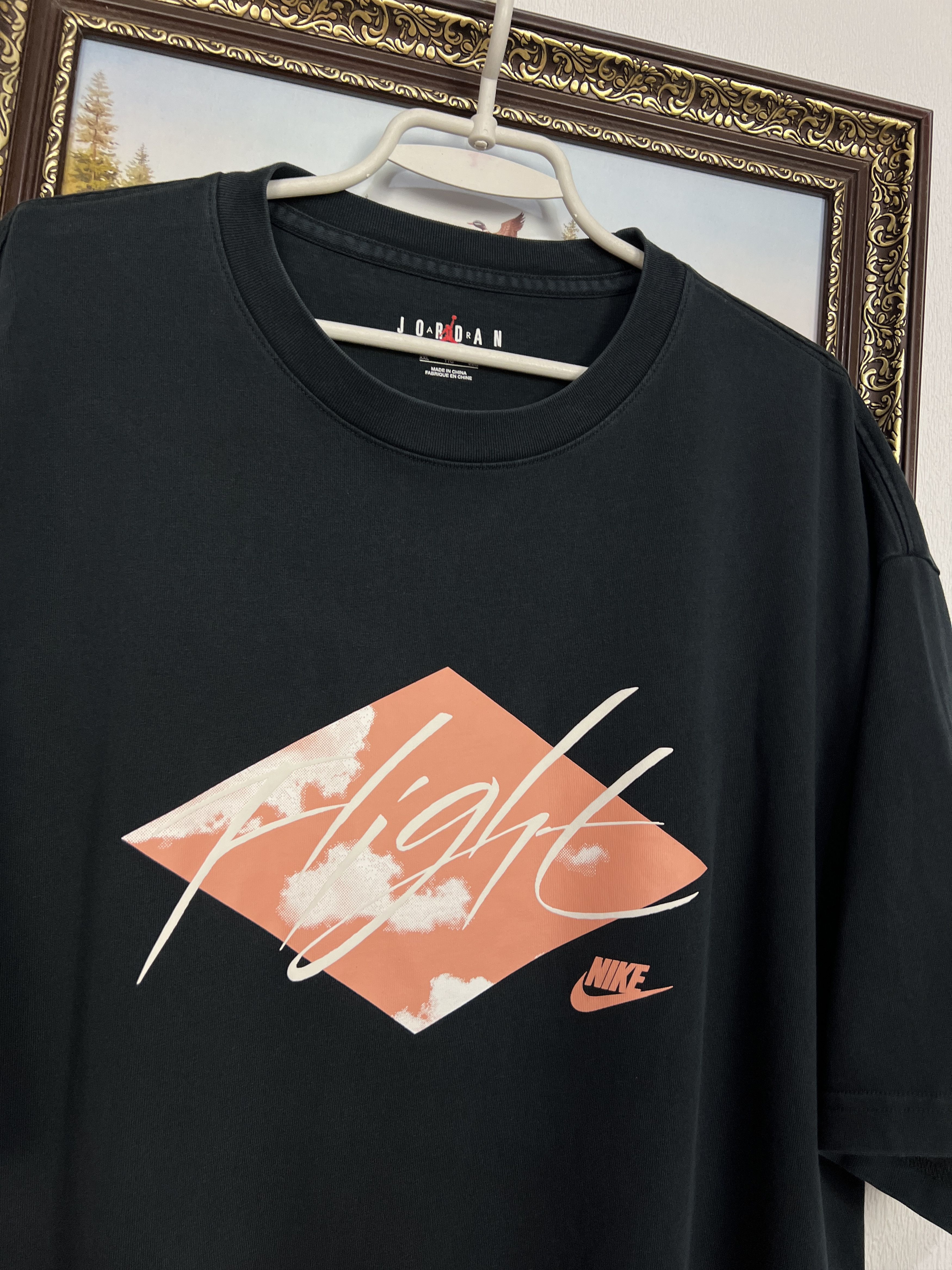 Nike Flight Jordan Essentials Over Print Big Logo Shirt Jersey Size US XXL / EU 58 / 5 - 3 Thumbnail