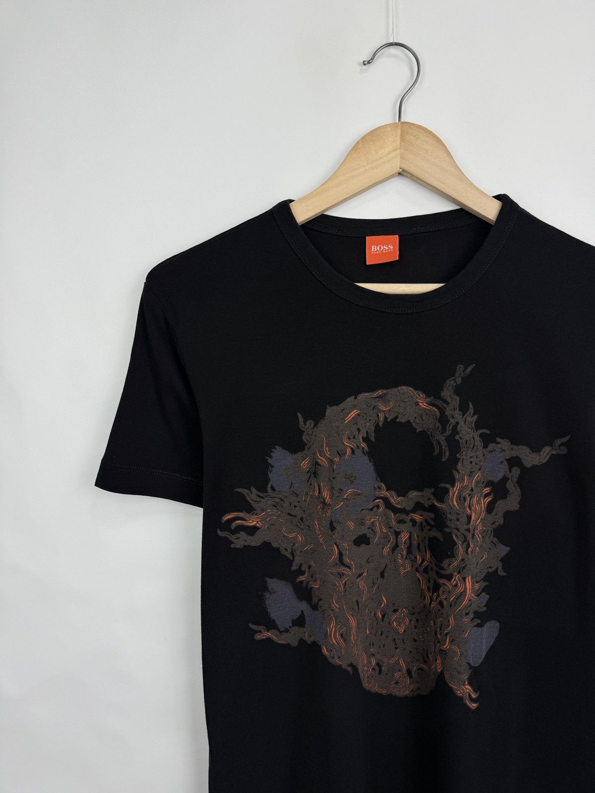 Hugo Boss 🇮🇹💀 Archive Hugo Boss Luxury T-Shirt Orange Tag Rare Retro Size US L / EU 52-54 / 3 - 3 Thumbnail
