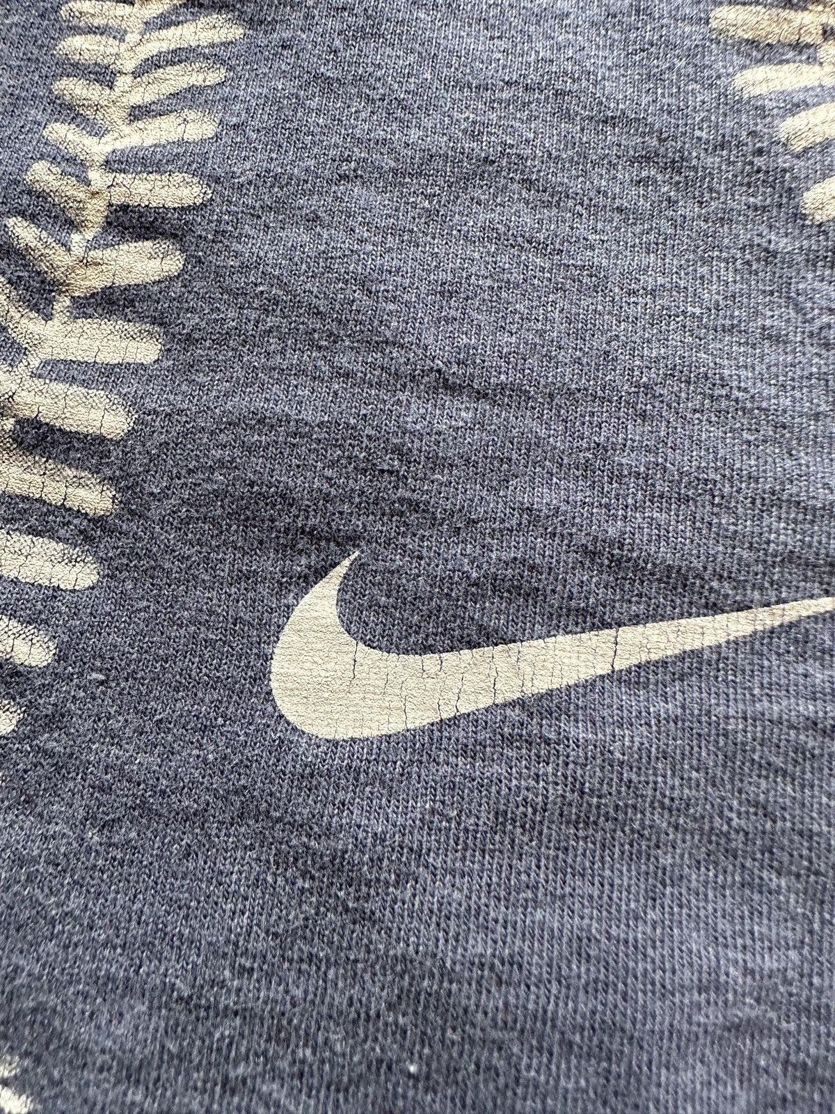 Nike × Vintage Vintage Y2K Nike Baseball Graphic Tee Size US XXL / EU 58 / 5 - 8 Thumbnail