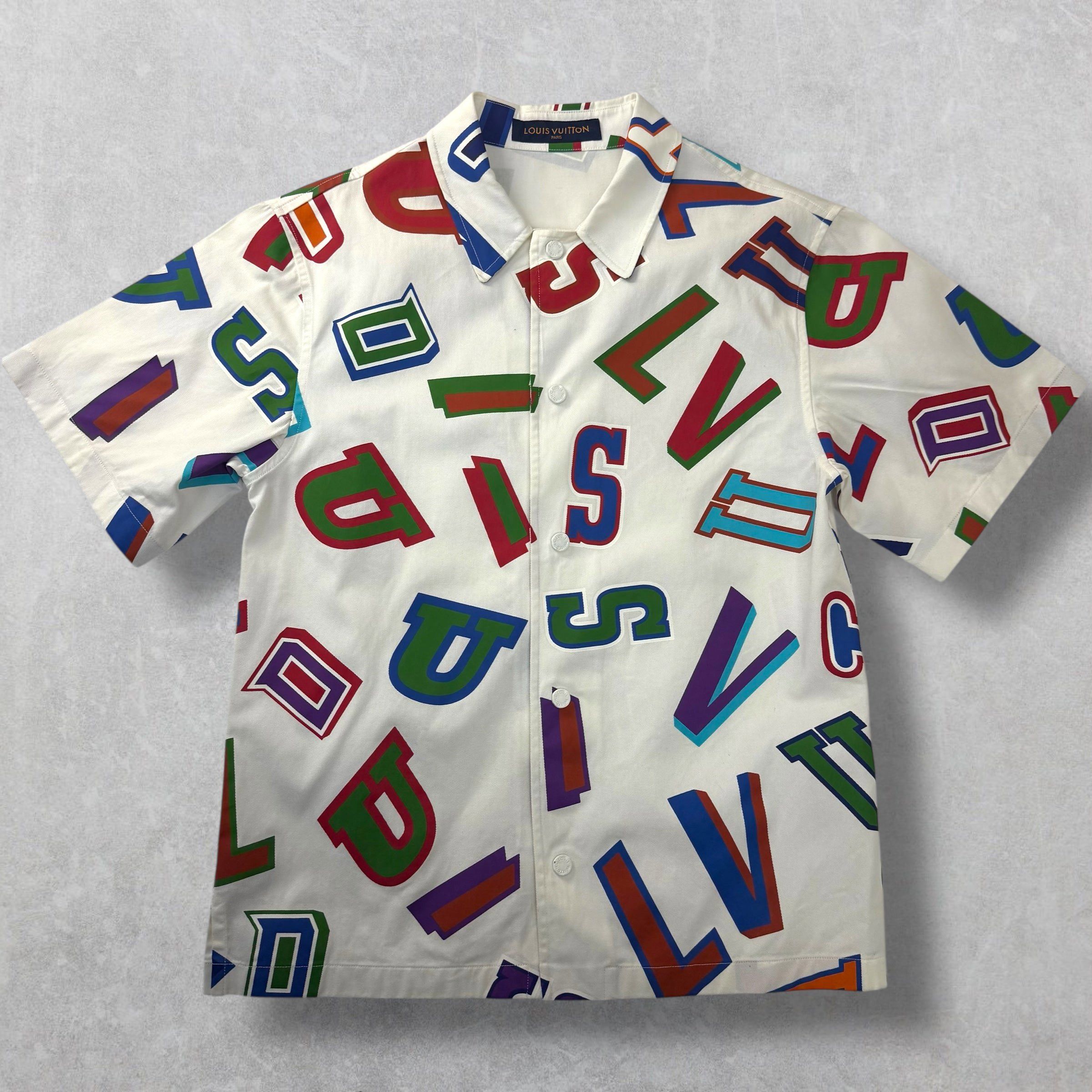 Louis Vuitton Louis Vuitton x NBA Basketball Letters Overshirt XS Size US XS / EU 42 / 0 - 1 Thumbnail