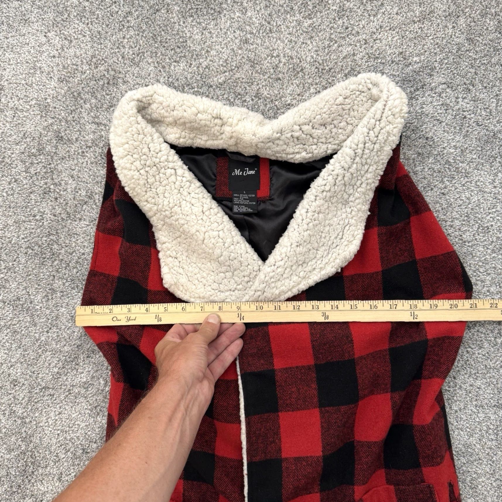 Lumberjack VINTAGE My Jane Buffalo Plaid Winter Vest L Wool Blend Y2K Cabincore Lumberjack Women Vest Red Wrapless Open Pockets Winter/Casual Regular Size L / US 10 / IT 46 - 7 Thumbnail