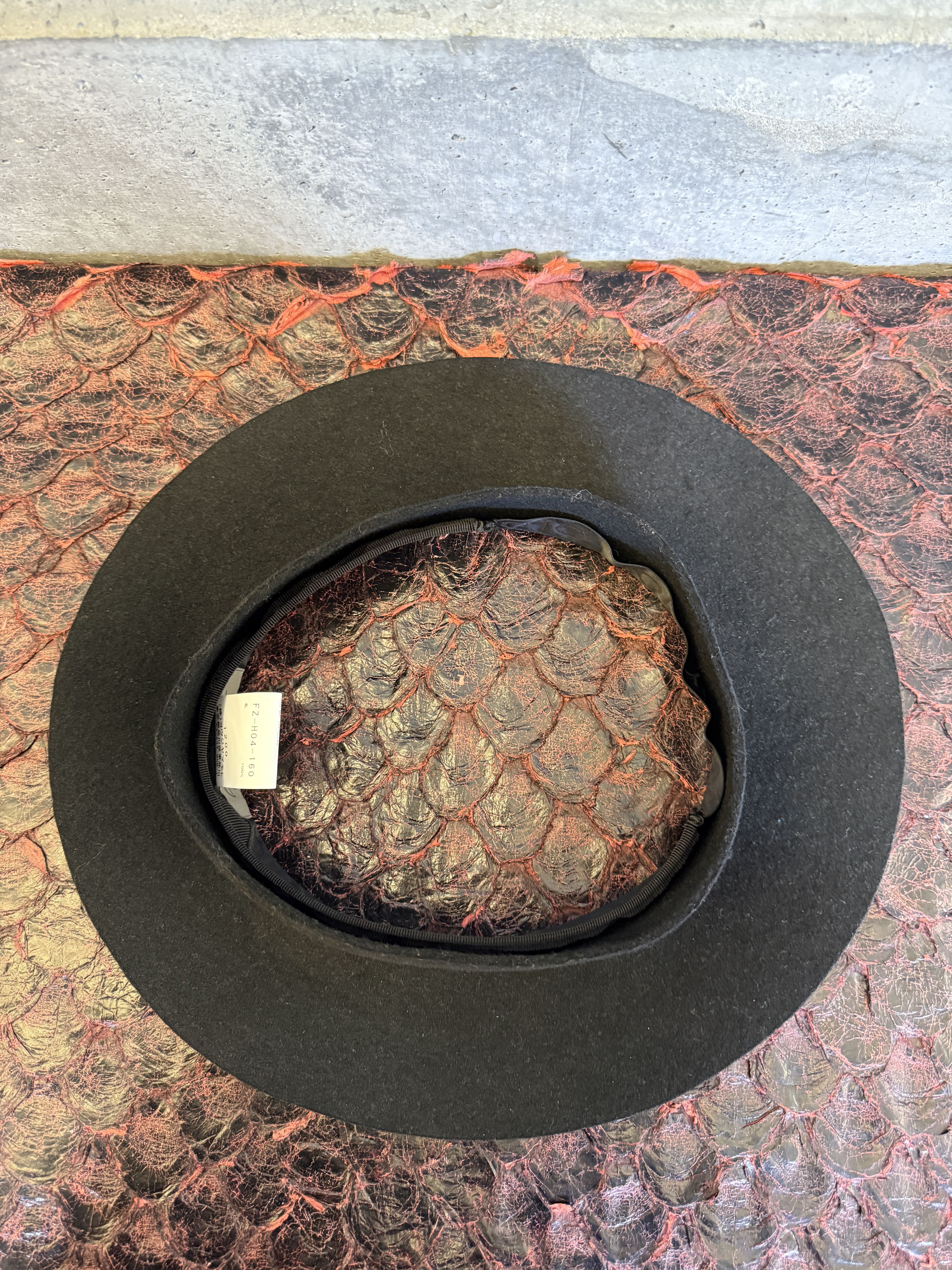 Yohji Yamamoto $740 Yohji Yamamoto Open Crown Hat Size ONE SIZE - 10 Thumbnail