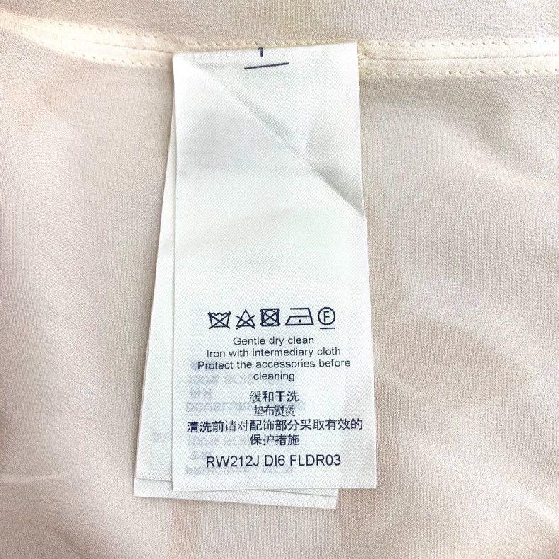 Louis Vuitton Louis Vuitton Beige logo presbyopic mulberry silk lapel si Size XS / US 0-2 / IT 36-38 - 7 Thumbnail