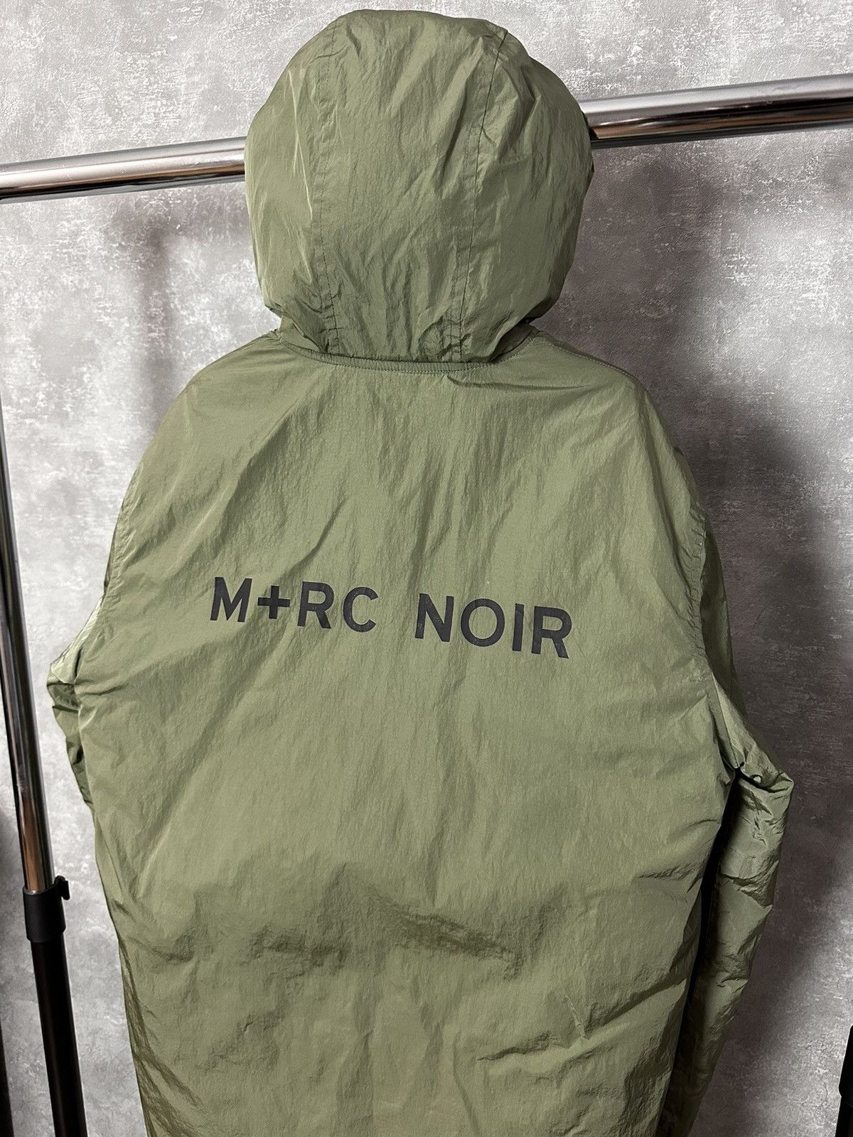 M+Rc Noir M+RC Noir Green Full Zip Insulated Big Logo Hooded Jacket Size US M / EU 48-50 / 2 - 15 Thumbnail