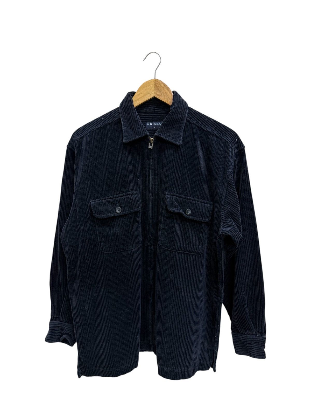 Japanese Brand × Uniqlo Uniqlo Zip Up Work Shirt Size US M / EU 48-50 / 2 - 1 Thumbnail