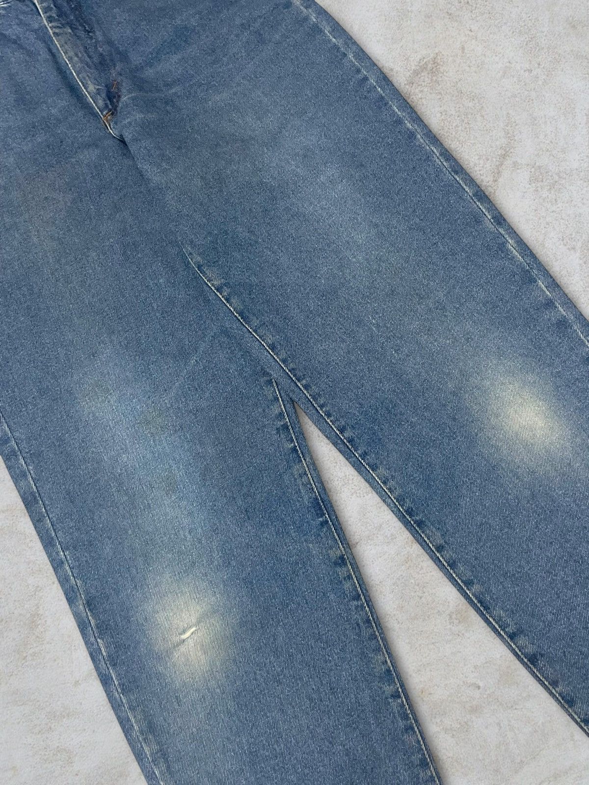 MCM MCM Embroidery Logo High Waist Gold Plate Button Blue Jeans Size 28" / US 6 / IT 42 - 4 Thumbnail