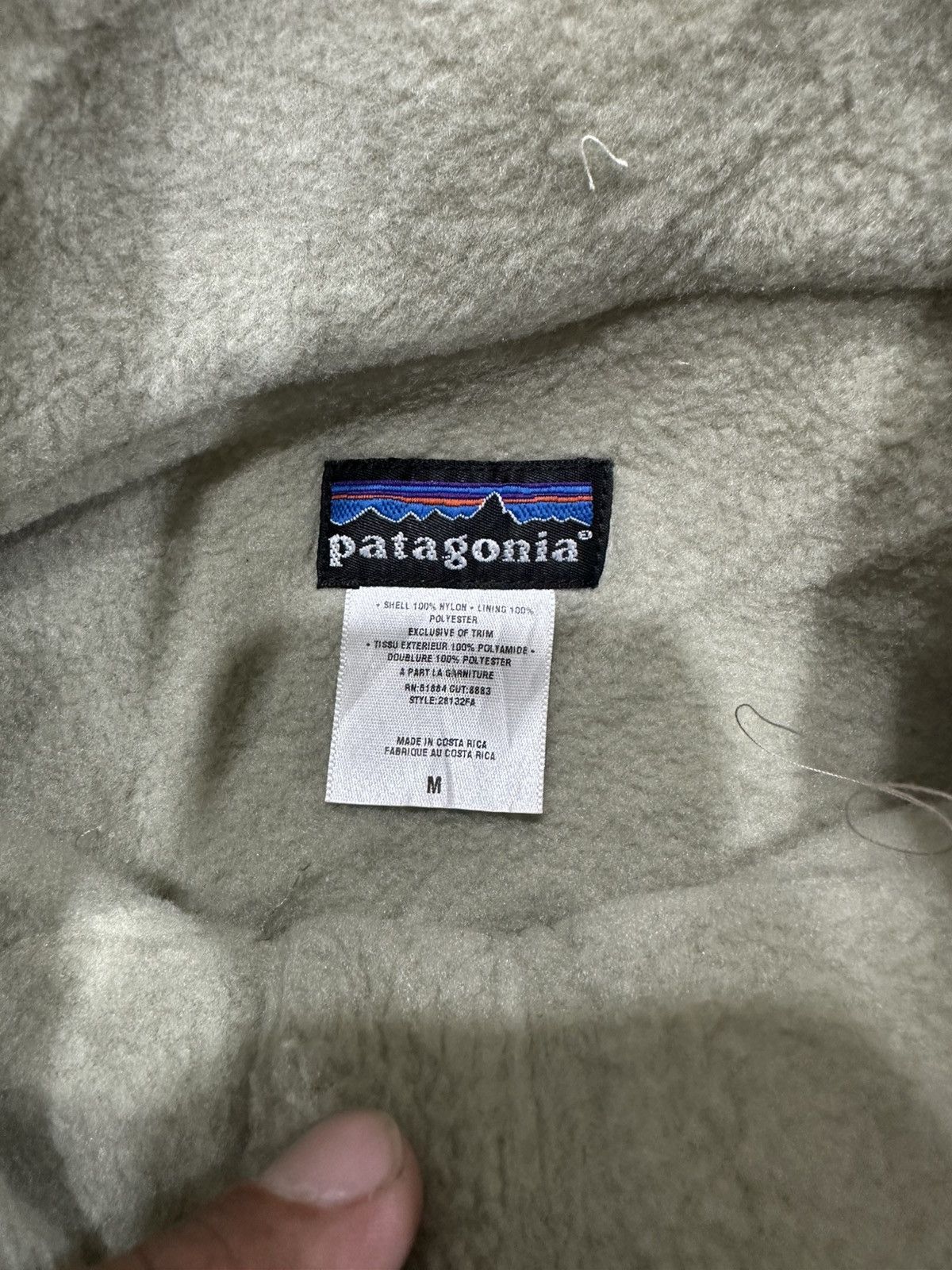 Patagonia VTG 90’s PATAGONIA Bomber Jacket Style Nylon fleece Design Size US M / EU 48-50 / 2 - 3 Thumbnail