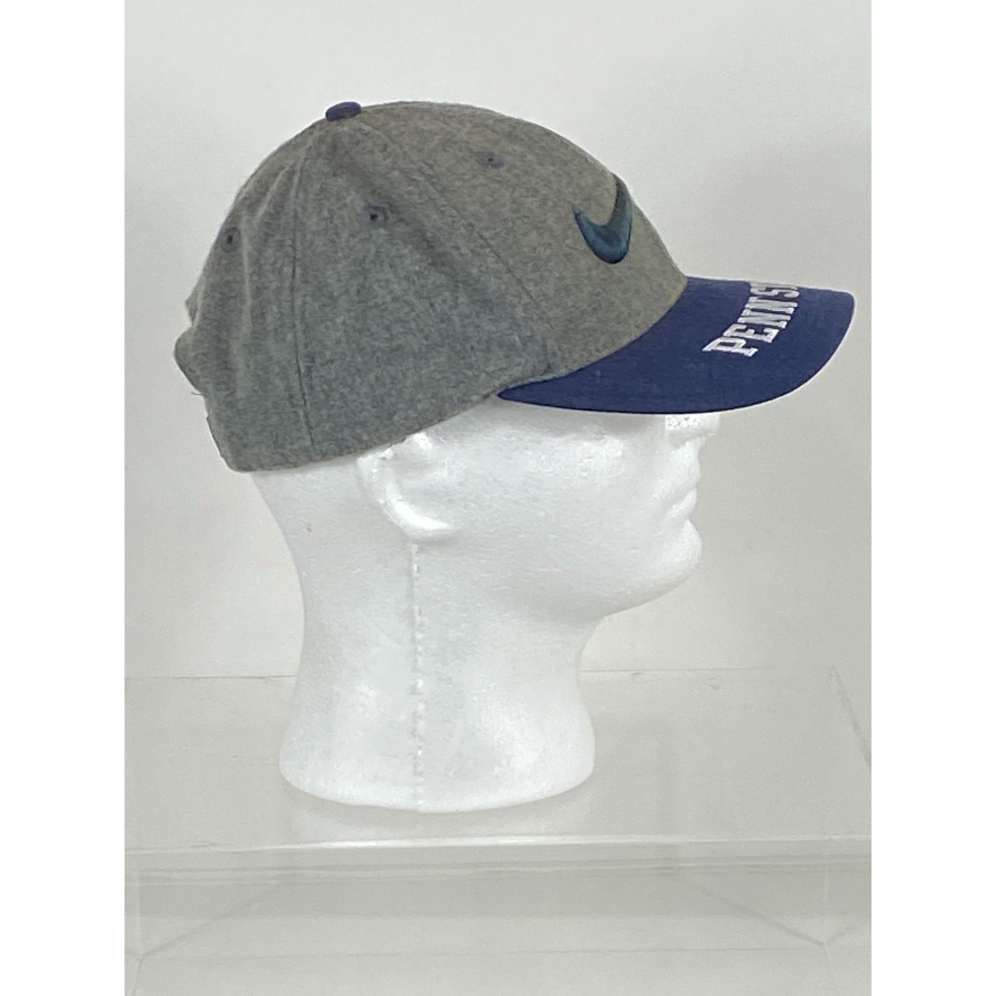 Nike × Vintage Vintage Nike Swoosh Penn State Embroidered Wool Snapback Hat Size ONE SIZE - 3 Thumbnail