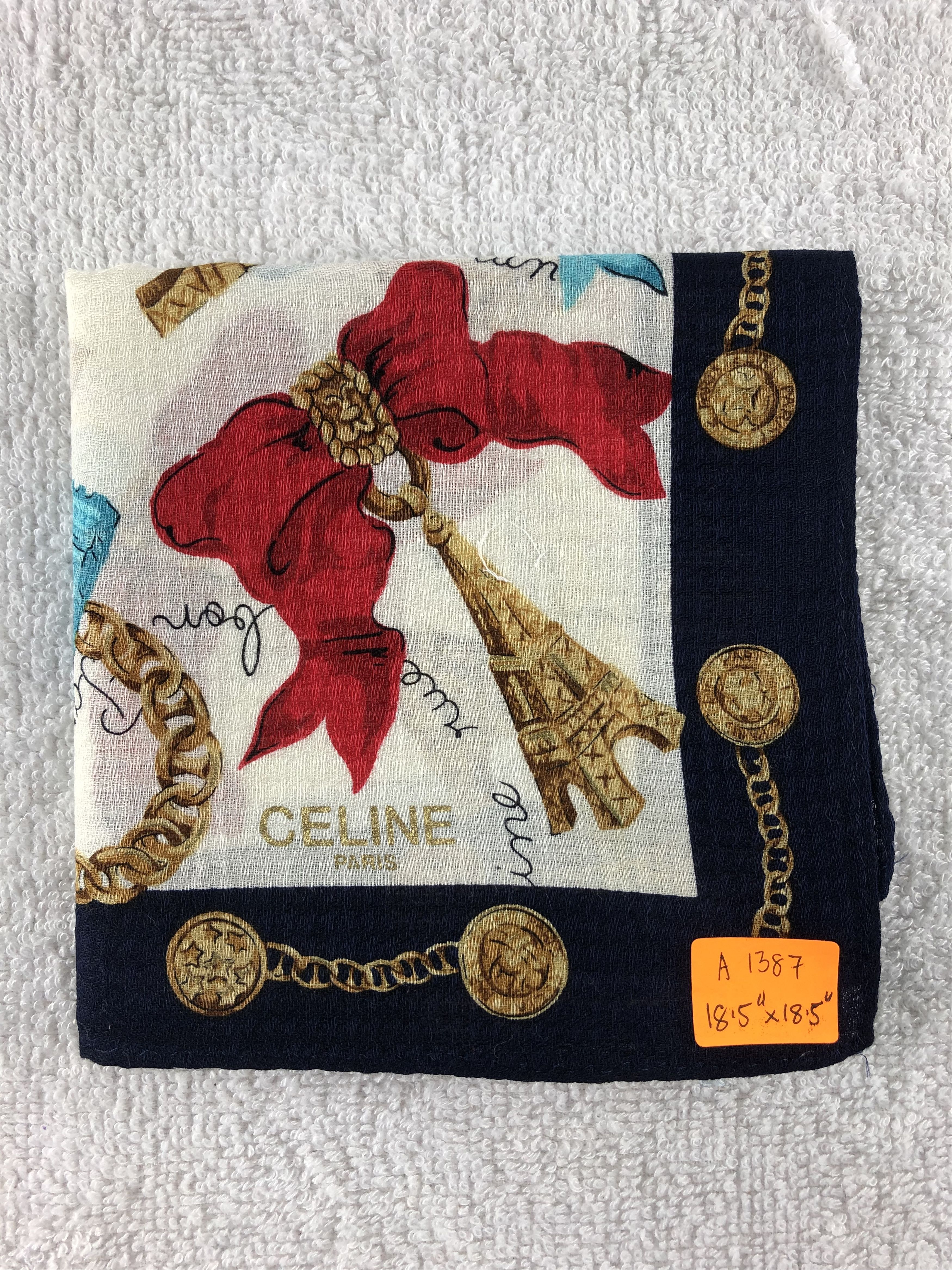 Celine Celine Handkerchief / Bandana / Neckerchief Size ONE SIZE - 7 Thumbnail