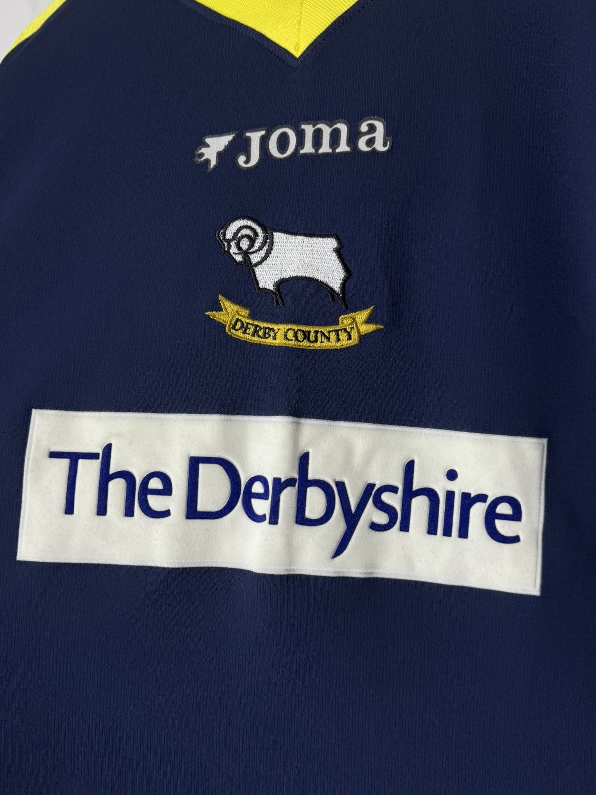 Joma Joma Derby County 2006/07 Away Football Shirt Soccer Jersey Size US XL / EU 56 / 4 - 9 Thumbnail