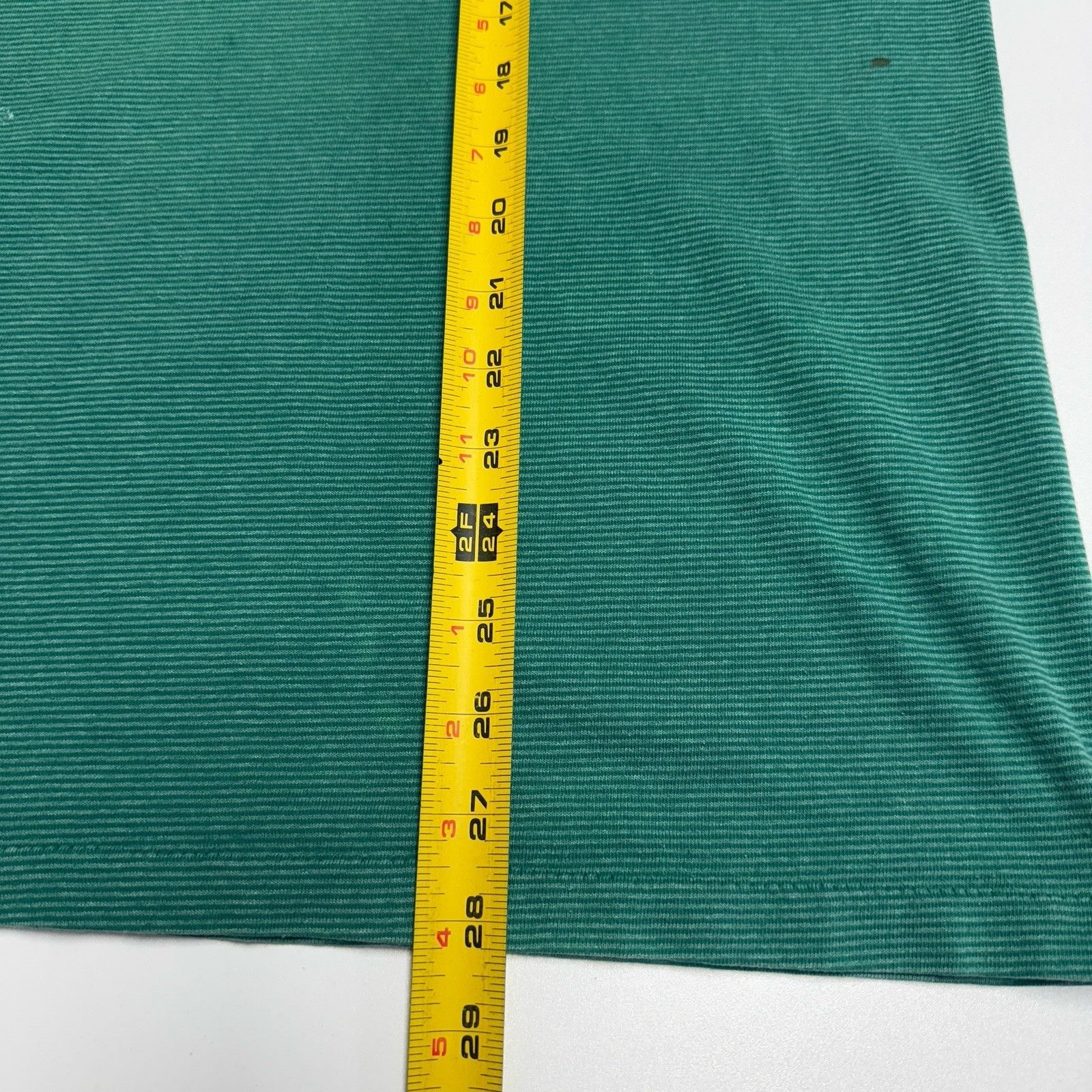 Vintage Vintage 90s Mickey Mouse T Shirt Green Short Sleeve Striped Size US XL / EU 56 / 4 - 13 Thumbnail
