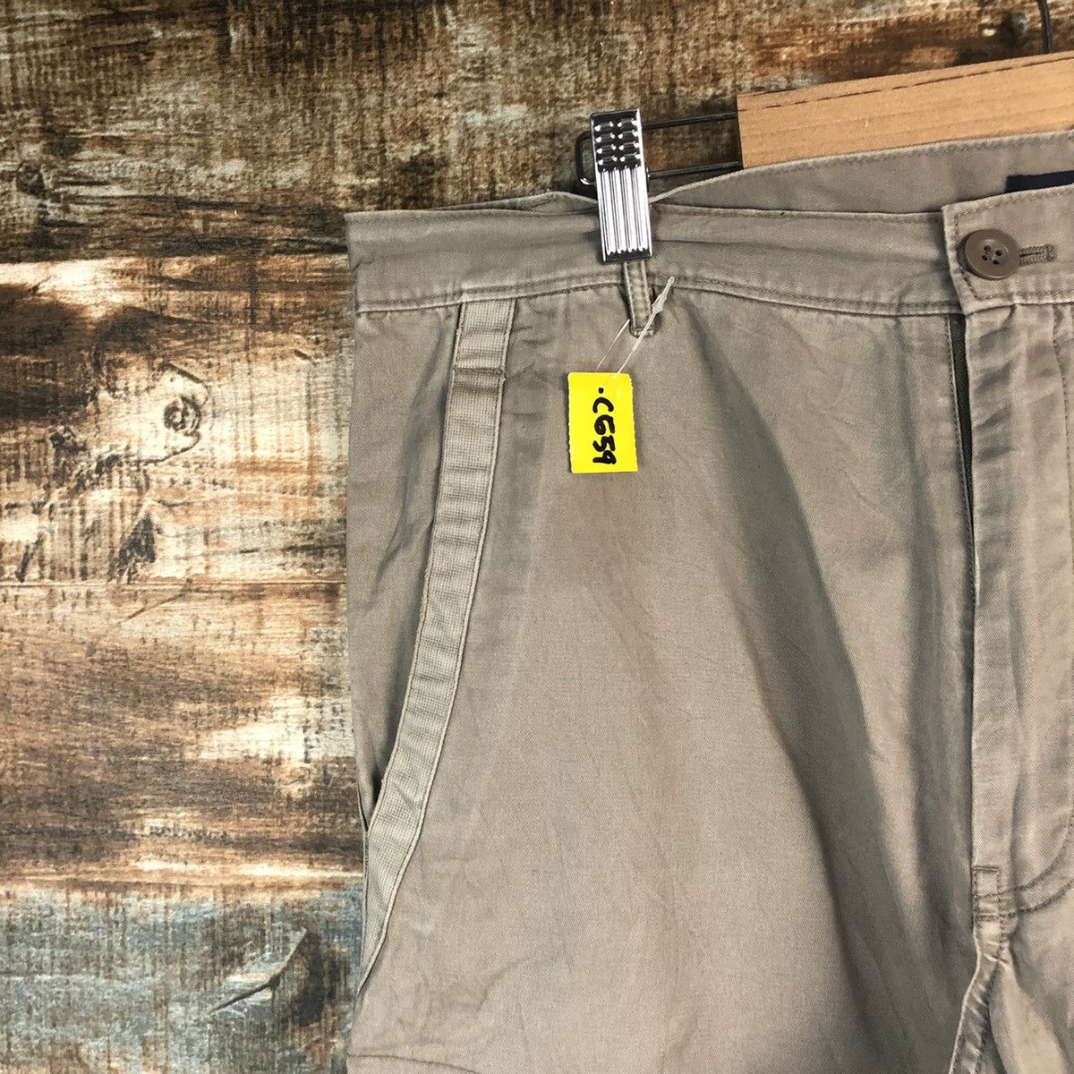 Gap DLL Gap Brown Cargo Multipocket Pants #C659 Size US 33 - 7 Thumbnail