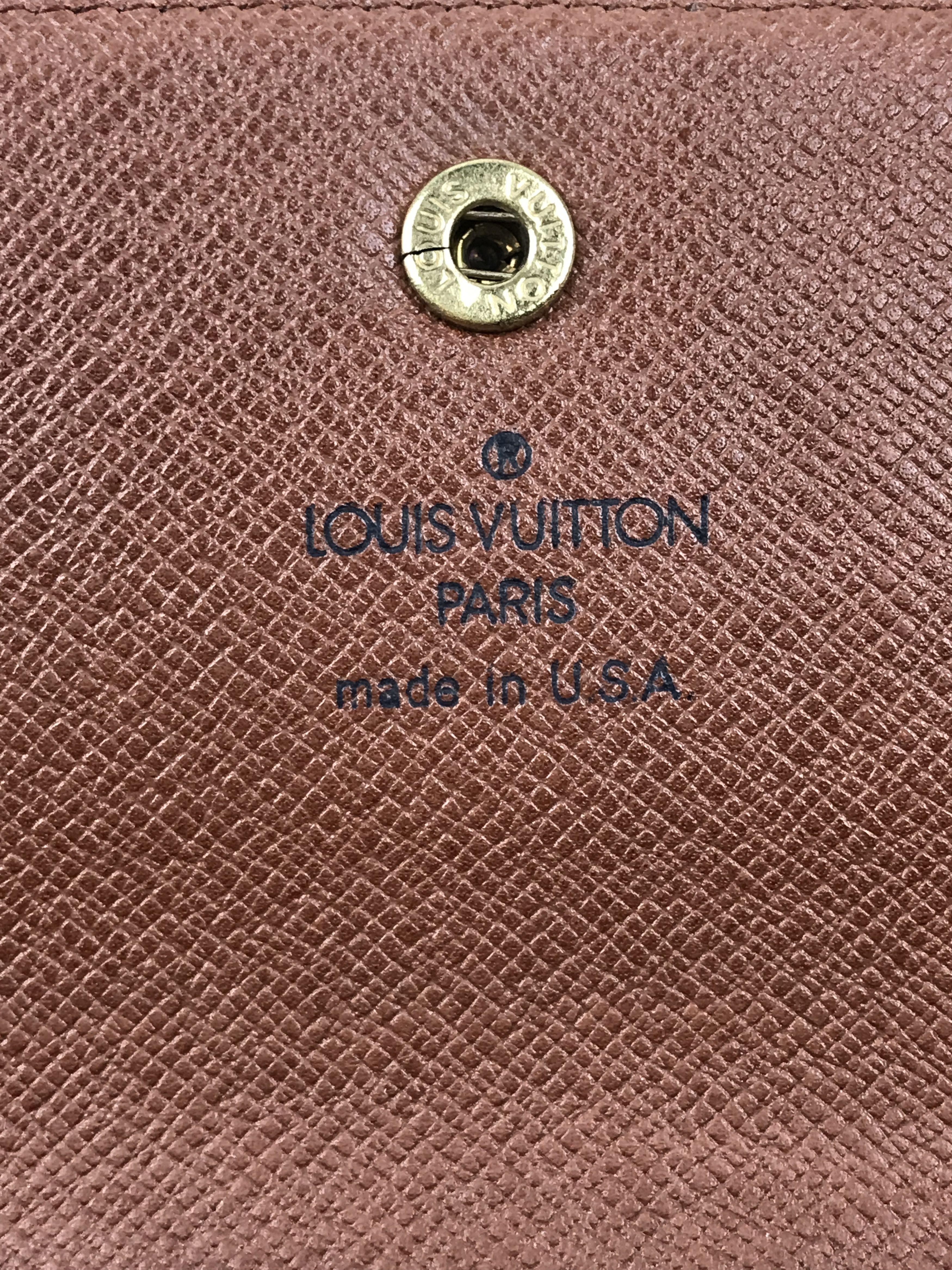 Louis Vuitton × Vintage Vintage Louis Vuitton Monogram Porte Tresor Trifold Wallet Size ONE SIZE - 8 Thumbnail
