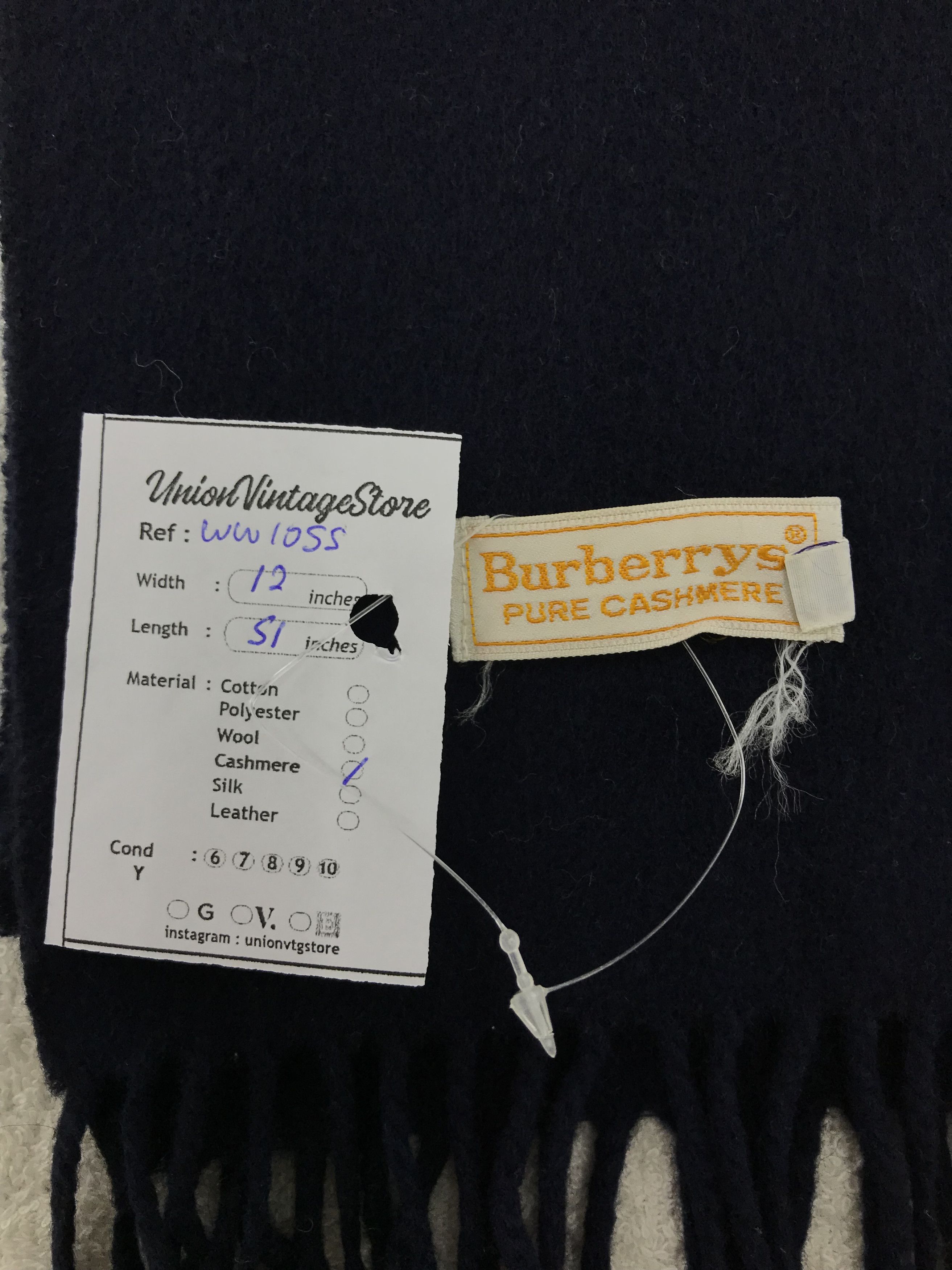 Burberry × Vintage Burberry Scarf / Muffler / Neckwear - WW1055 Size ONE SIZE - 5 Thumbnail