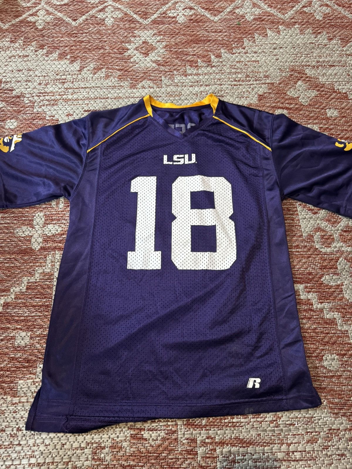 NCAA LSU TIGERS KIDS LARGE JERSEY WOMENS S PURPLE Size US XXS / EU 40 - 1 Thumbnail