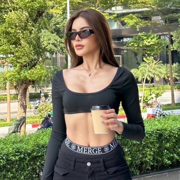 Givenchy 🕶️ New Givenchy GV40048F 78A Sunglasses - Shiny Lilac Frame Size ONE SIZE - 4 Thumbnail