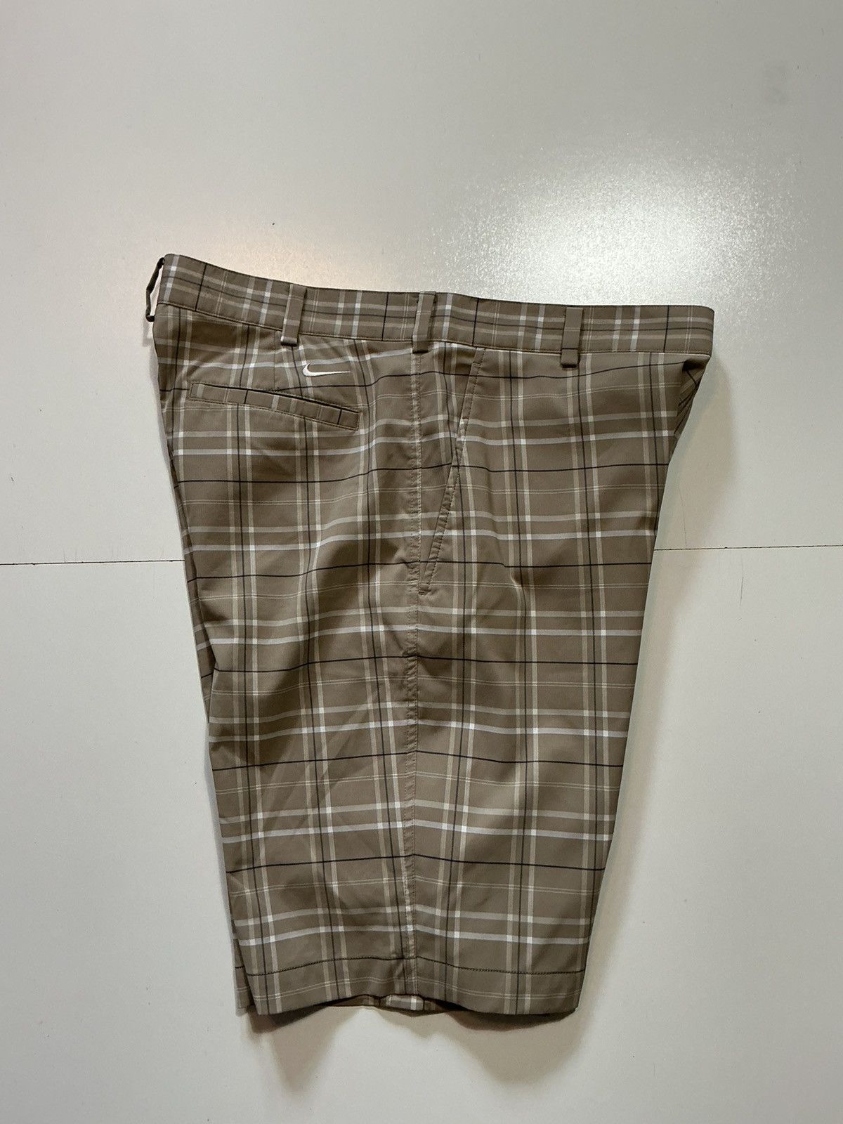 Nike Nike Dri Fit Golf Plaid Swoosh Performance 11" Inseam Shorts Size US 34 / EU 50 - 2 Thumbnail