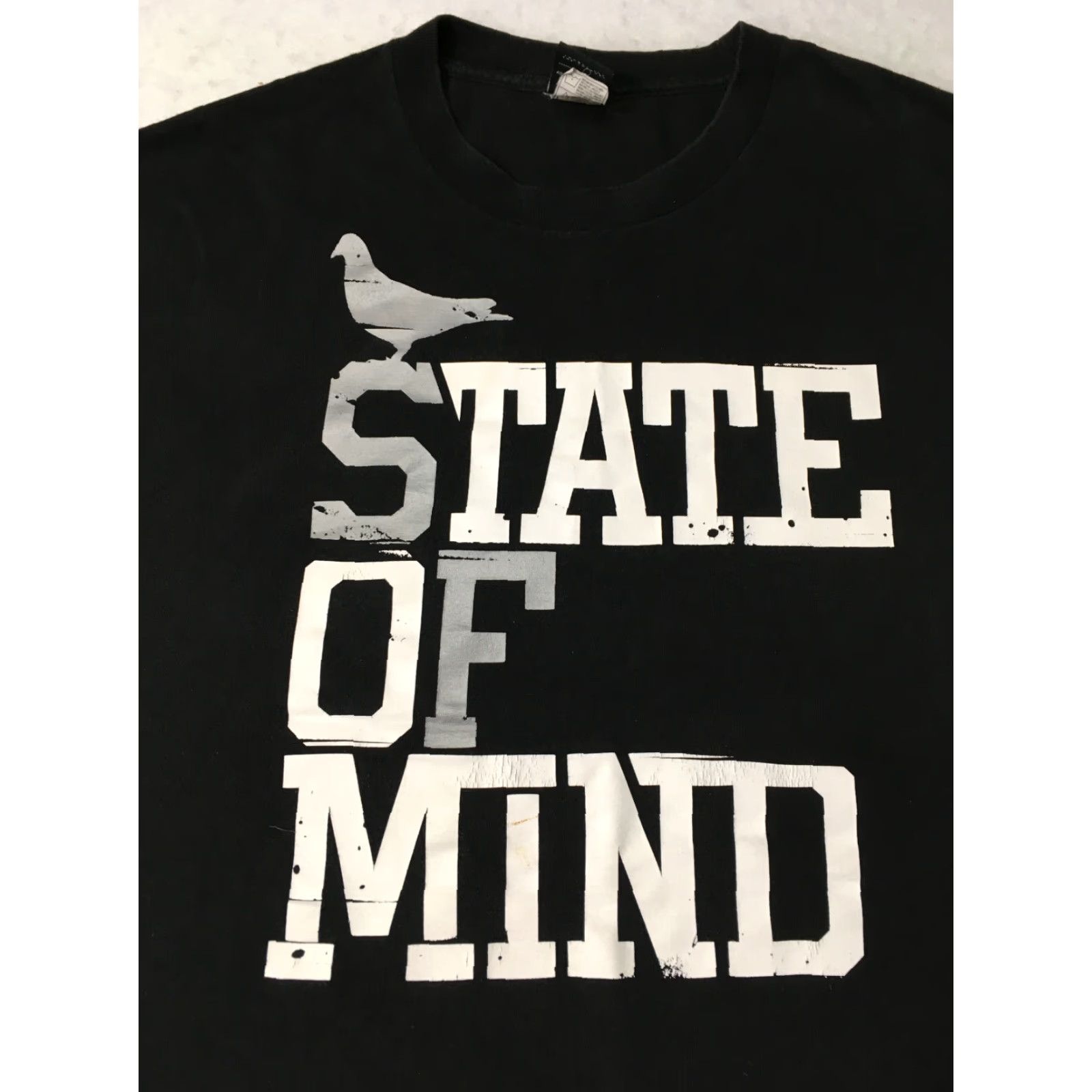 Vintage RARE Adapt STATE OF MIND TOUR SHIRT XL Double-Sided Black Men T-Shirt Size US XL / EU 56 / 4 - 2 Thumbnail