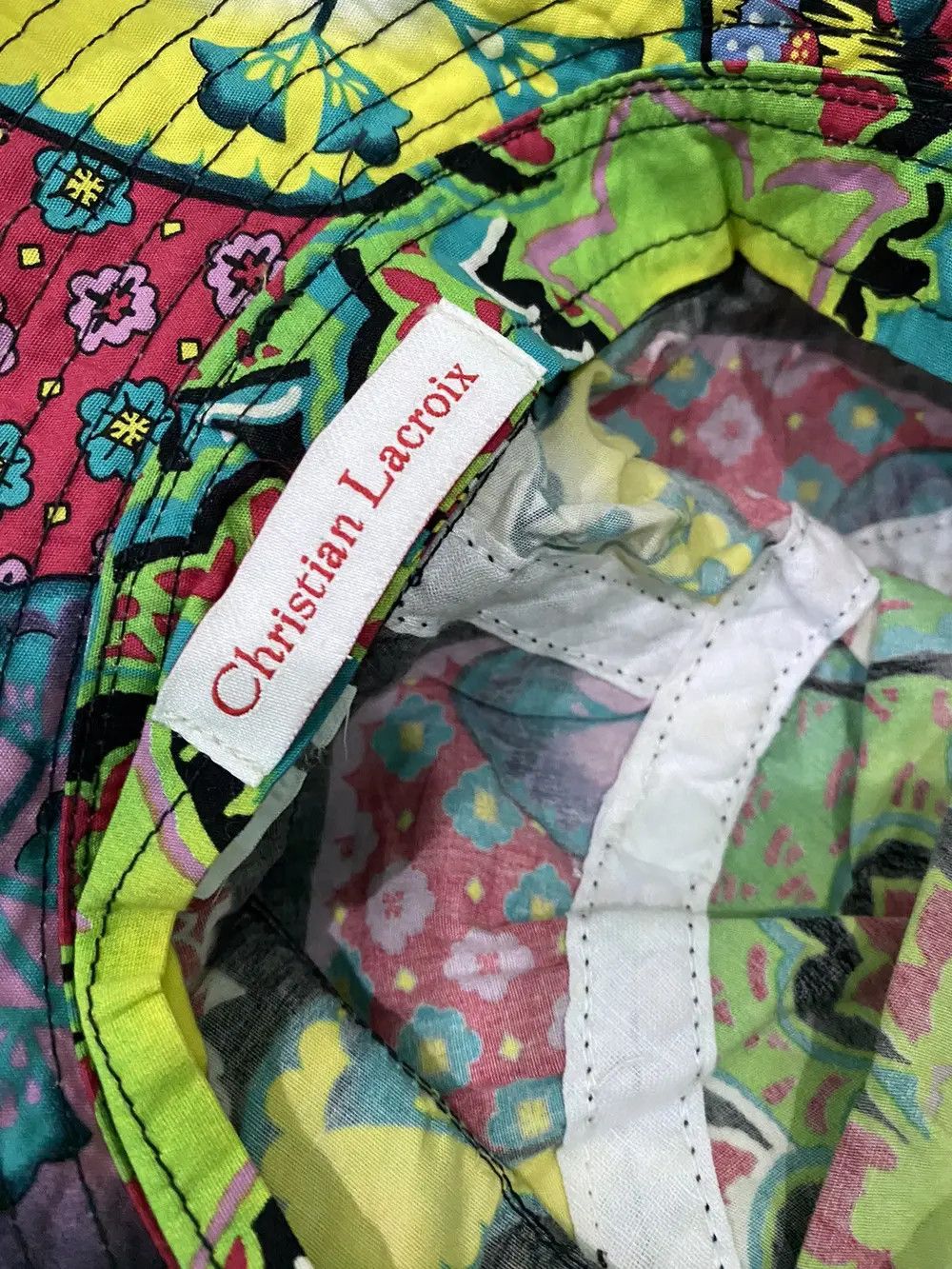 Christian Lacroix × Vintage Christian Lacroix Pasley Design Bucket Hat Size ONE SIZE - 6 Thumbnail